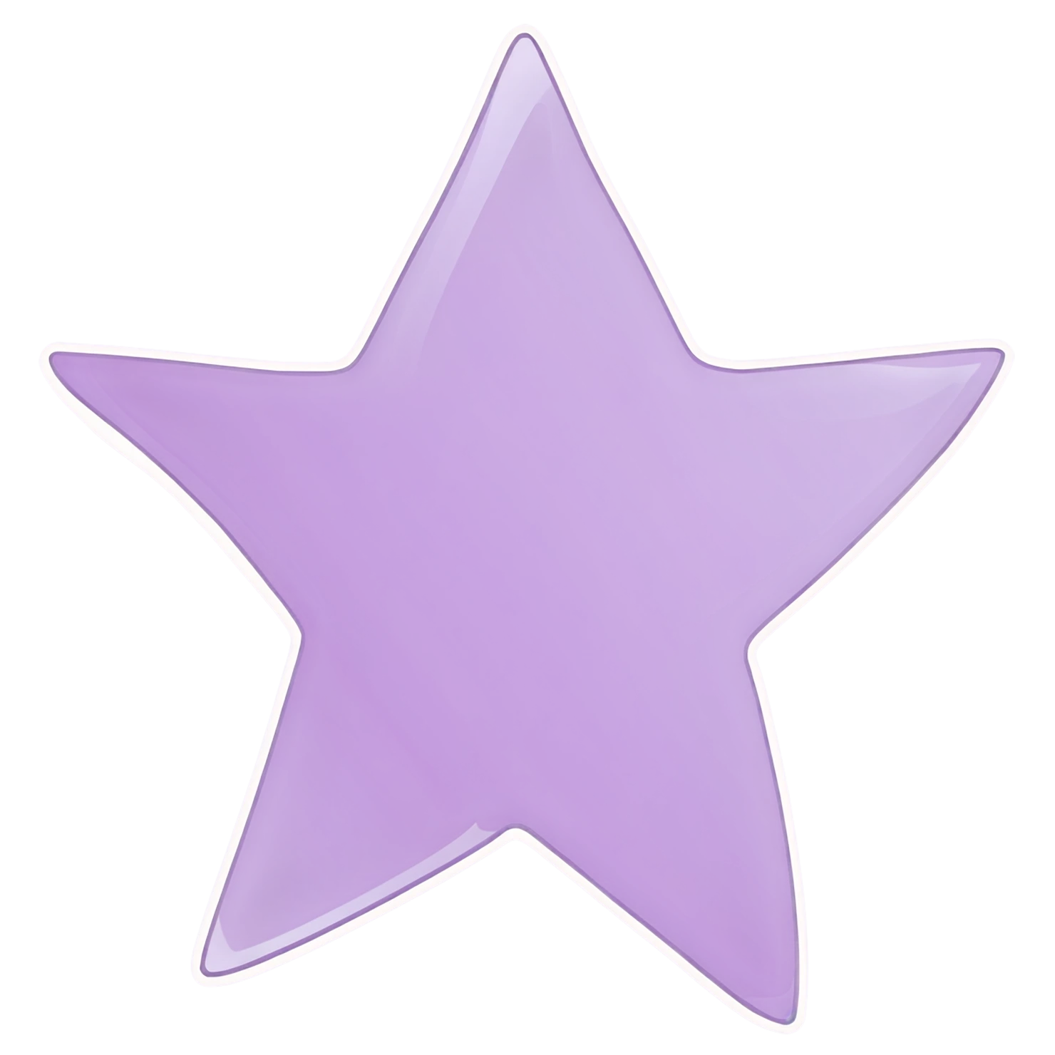 Star cute sticker isolated on transparent background #22087