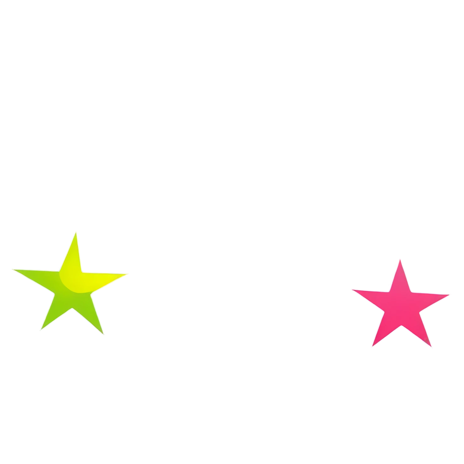 Star cute sticker isolated on transparent background #22089