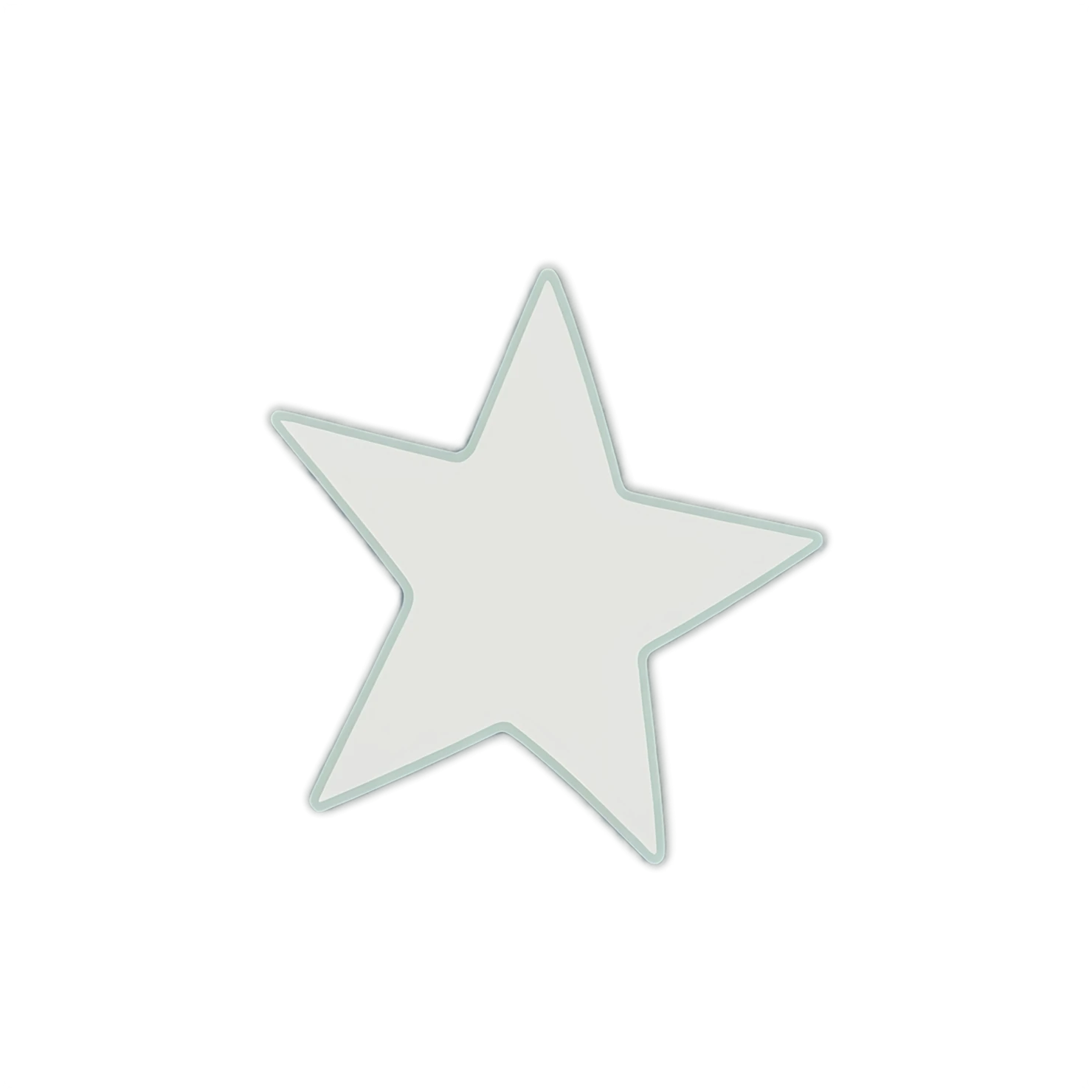 Star cute sticker isolated on transparent background #22092