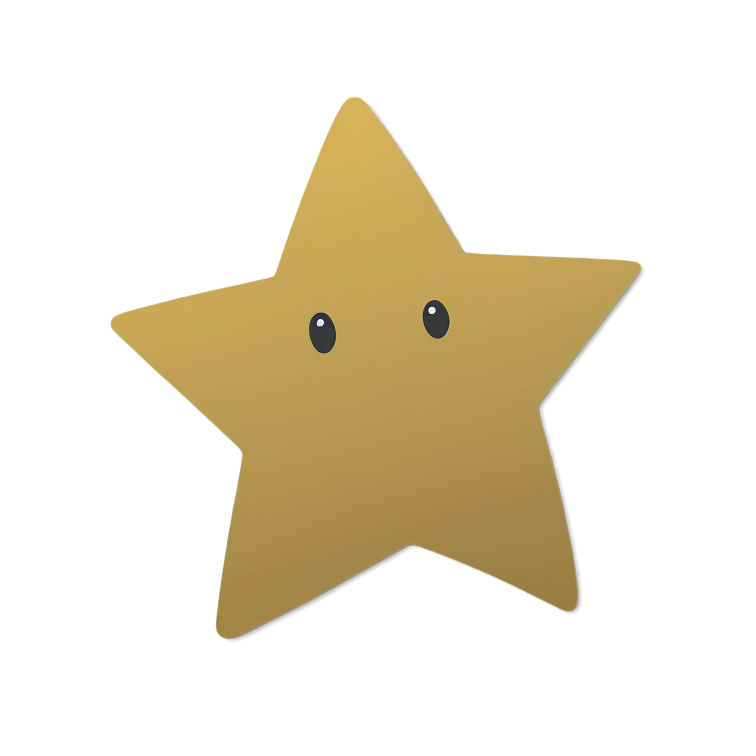 Star cute sticker isolated on transparent background #22103