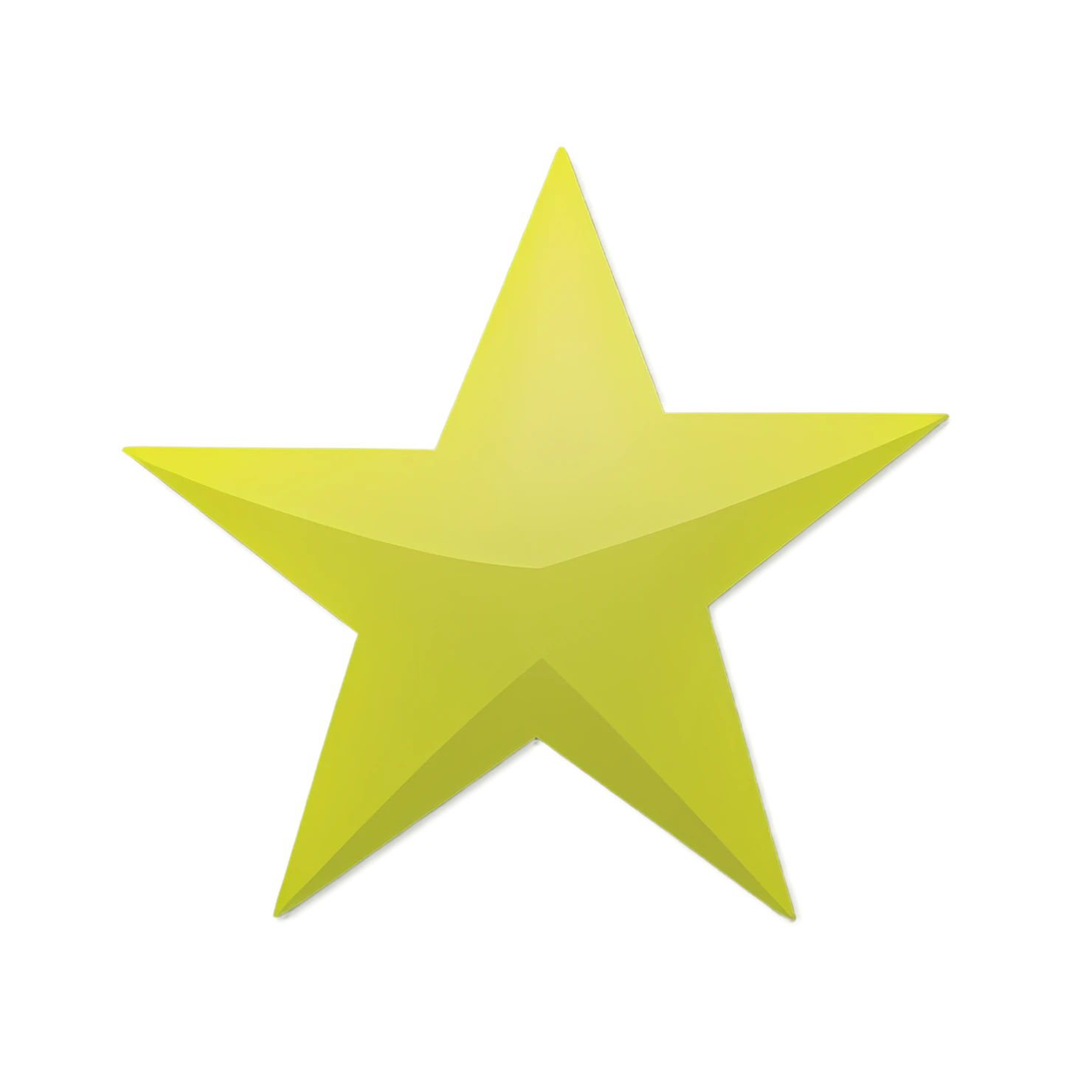 Star cute sticker isolated on transparent background #22107