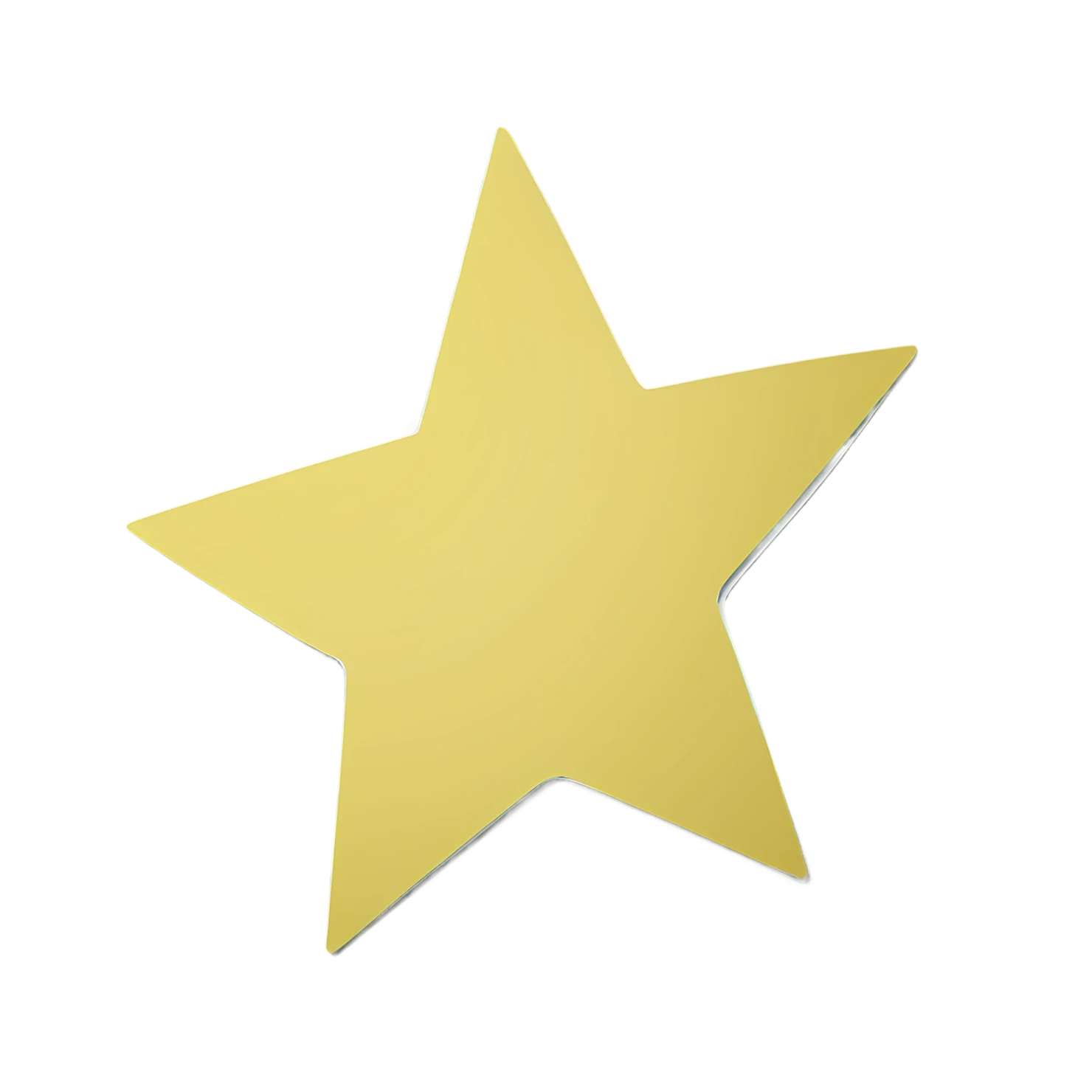Star cute sticker isolated on transparent background #22108