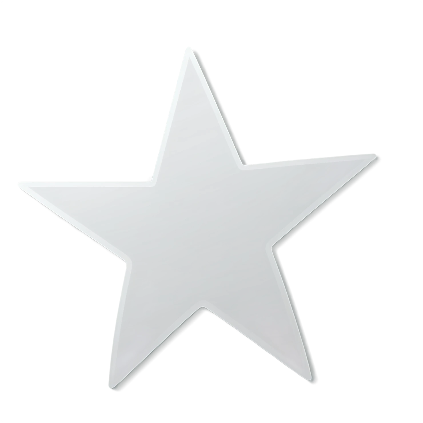 Star cute sticker isolated on transparent background #22114