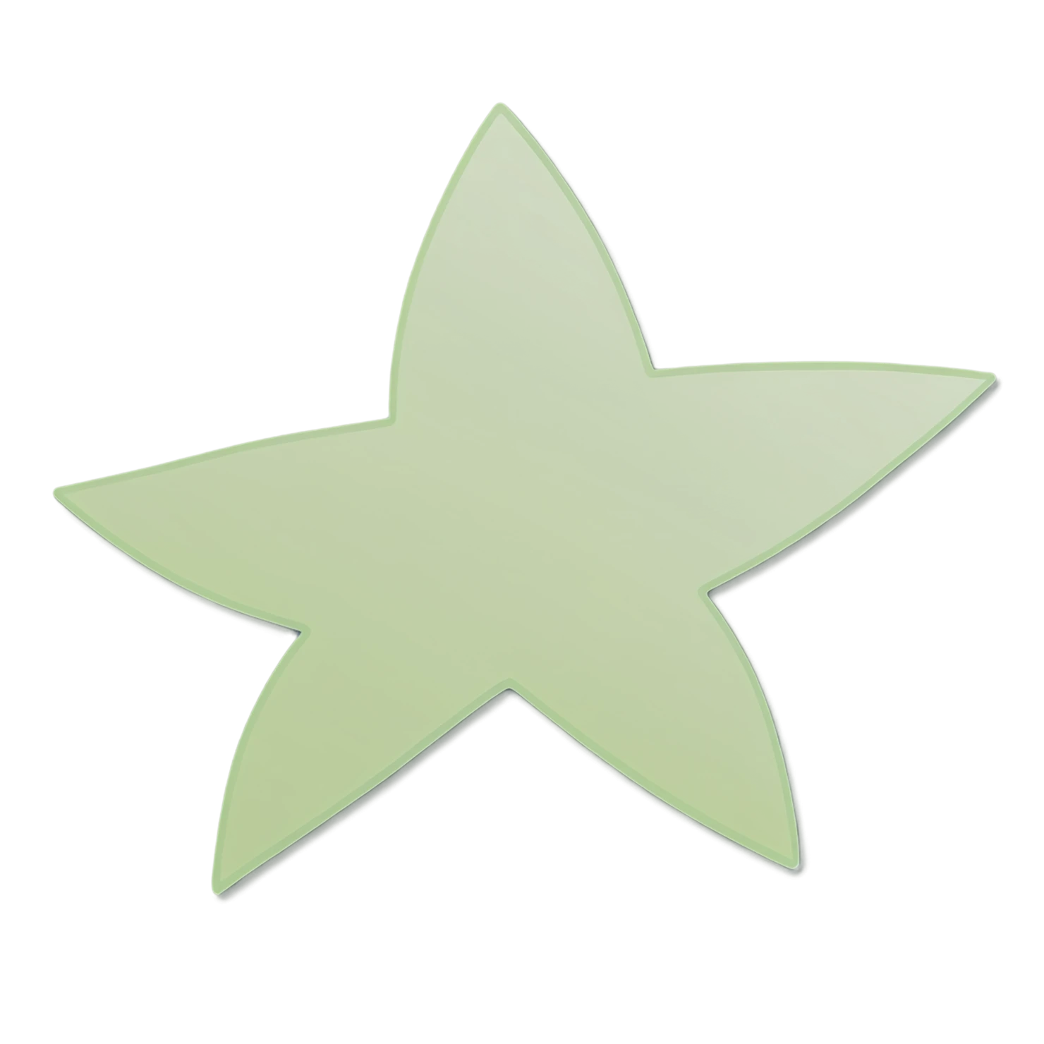 Star cute sticker isolated on transparent background #22120