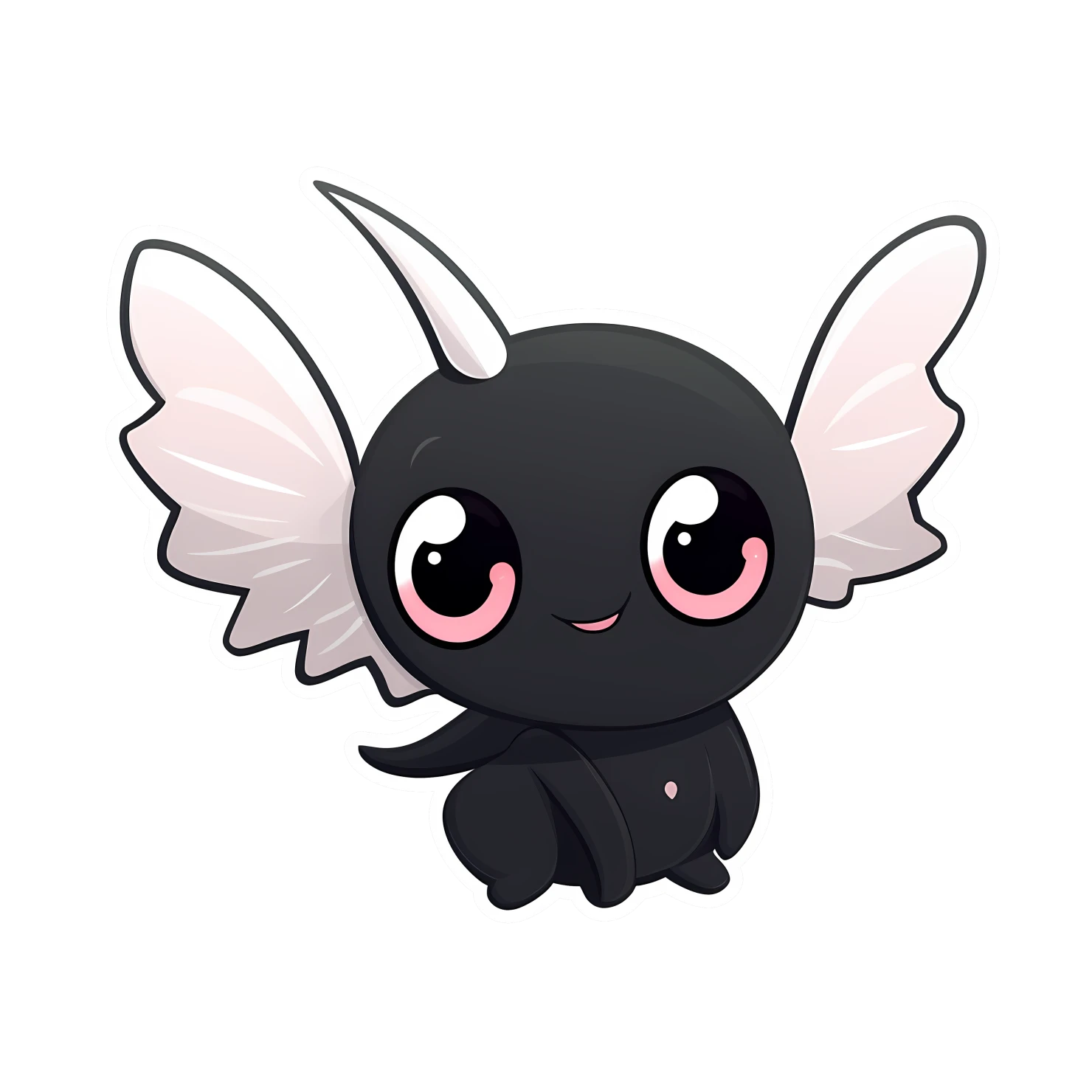 Kawaii dragon sticker isolated on transparent background #24701