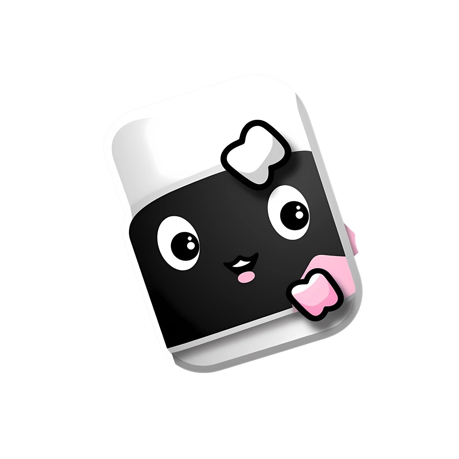 Kawaii eraser sticker isolated on transparent background #24790