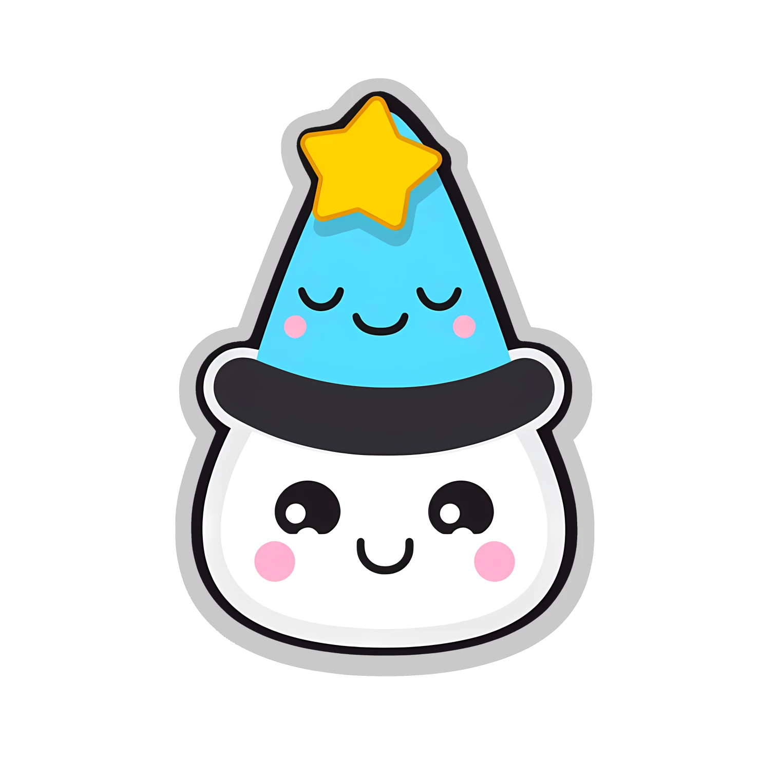 Kawaii Hanukkah sticker isolated on transparent background #25171