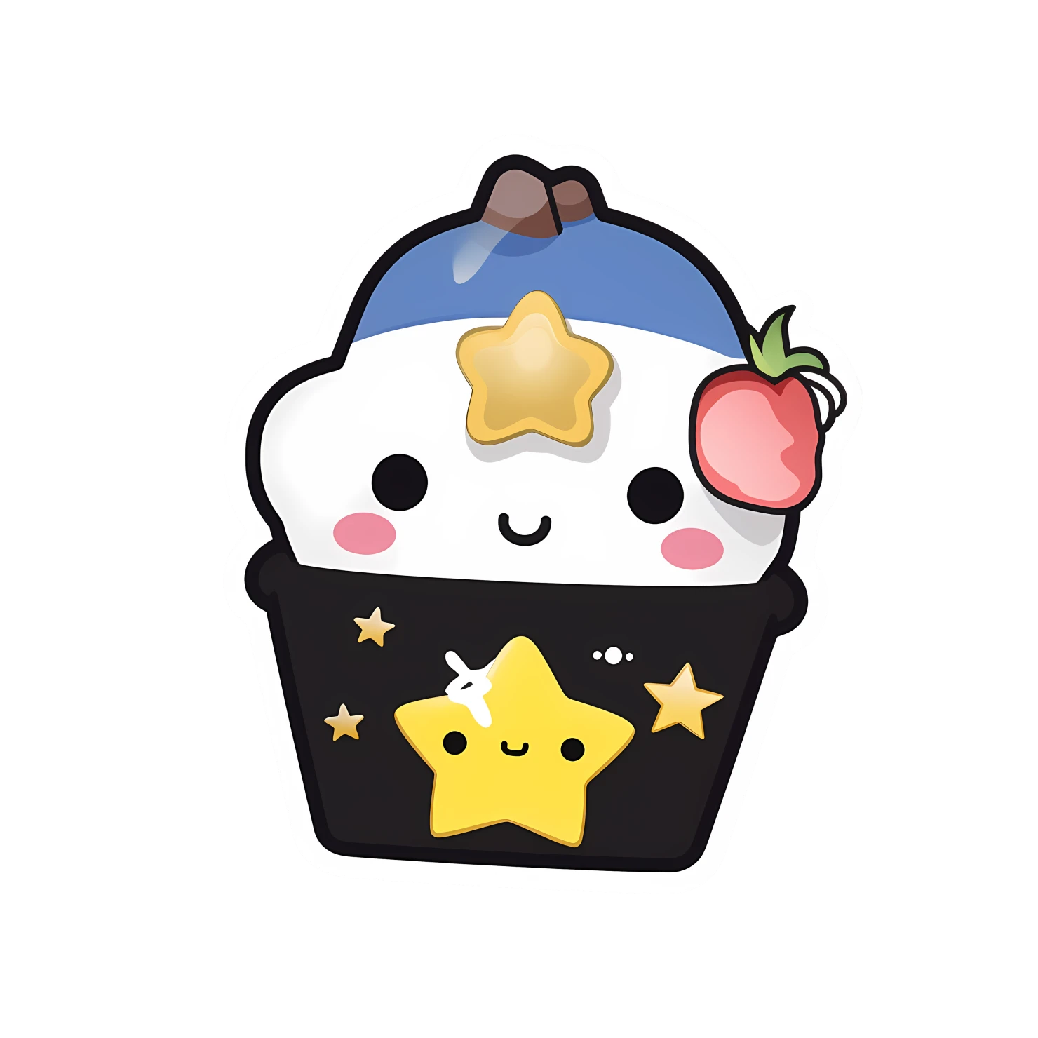 Kawaii Hanukkah sticker isolated on transparent background #25173