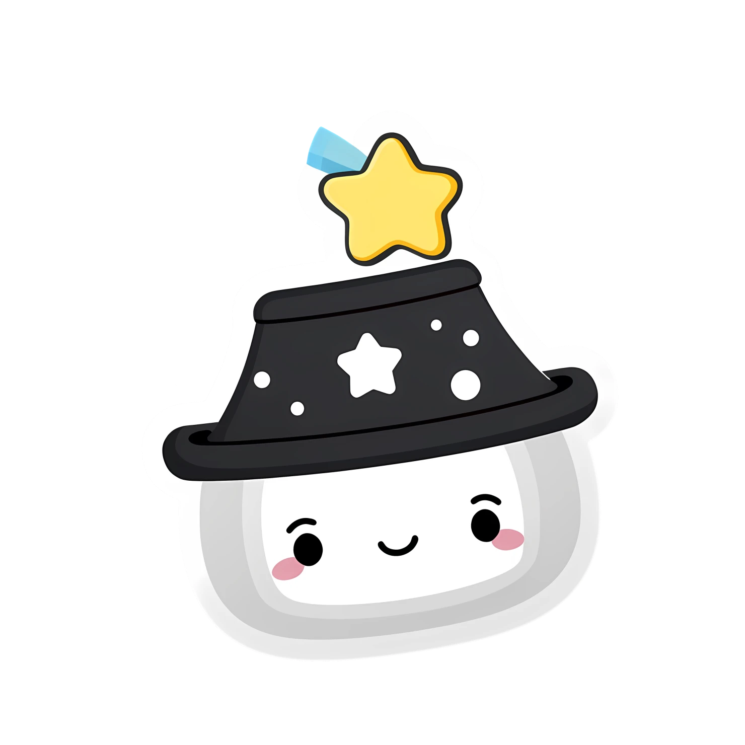 Kawaii Hanukkah sticker isolated on transparent background #25178