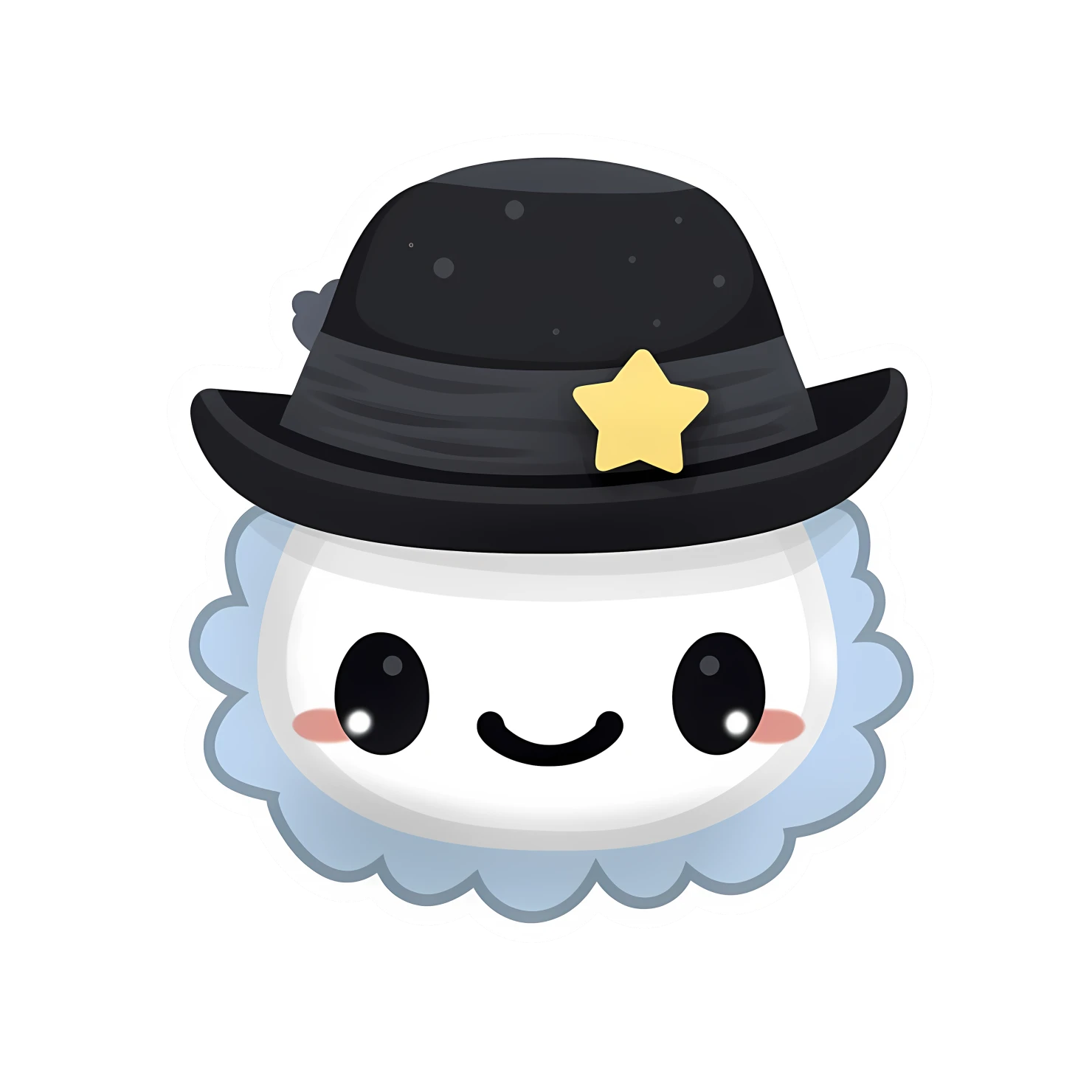 Kawaii Hanukkah sticker isolated on transparent background #25180