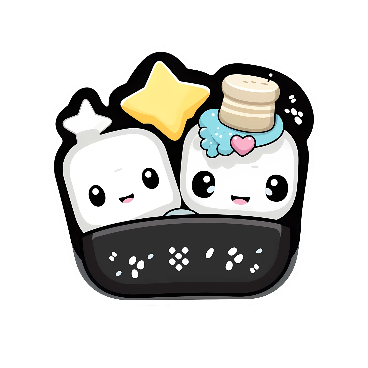 Kawaii Hanukkah sticker isolated on transparent background #25181