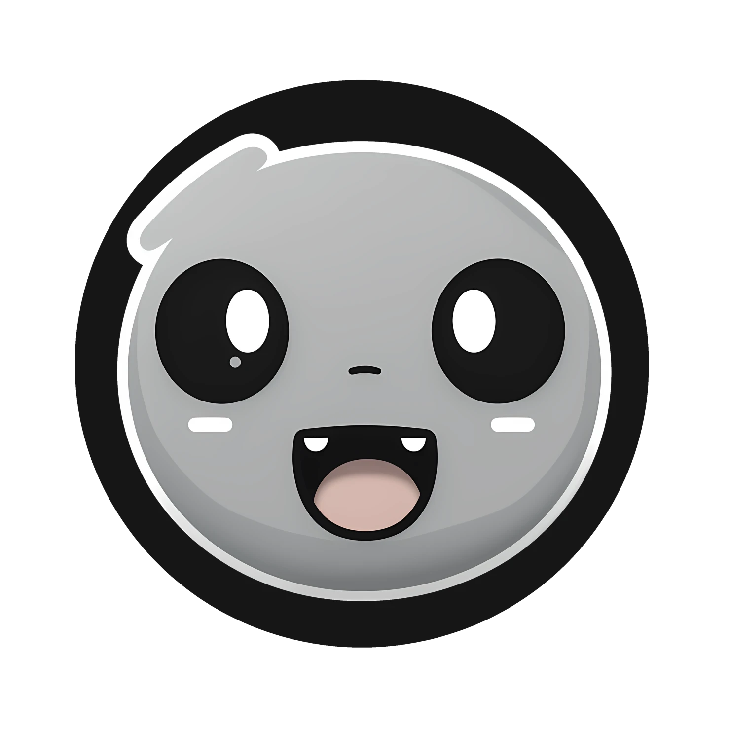 Kawaii iron sticker isolated on transparent background #25315