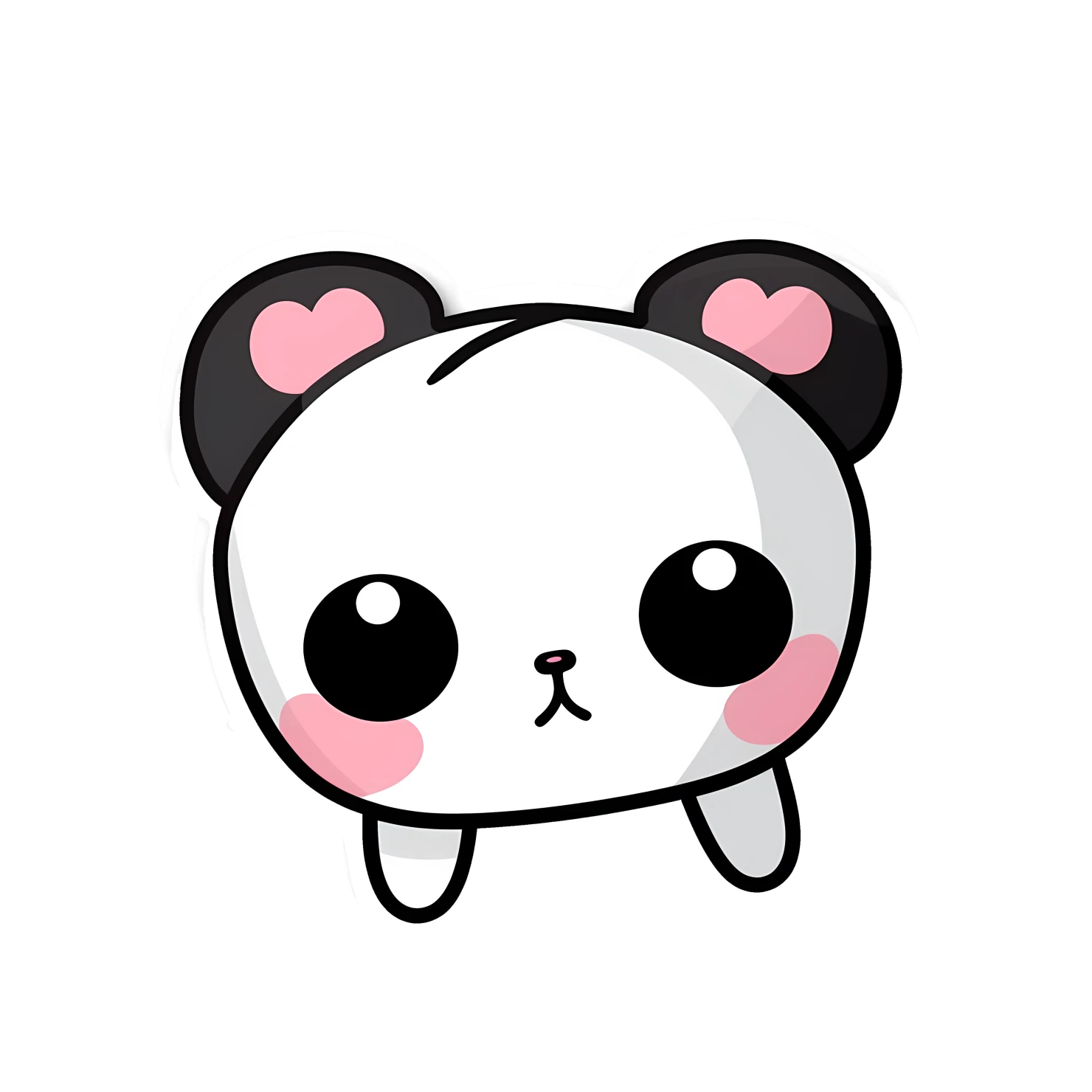 Kawaii leave sticker isolated on transparent background #25534