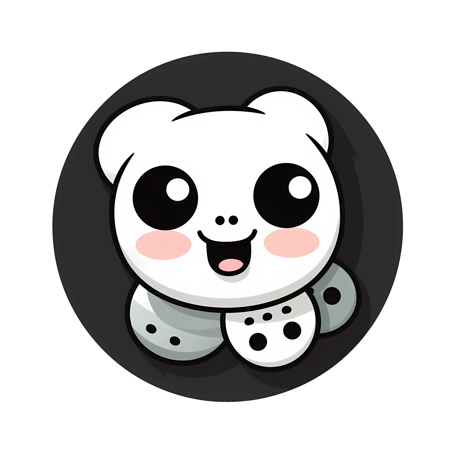 Kawaii movie reel sticker isolated on transparent background #25723