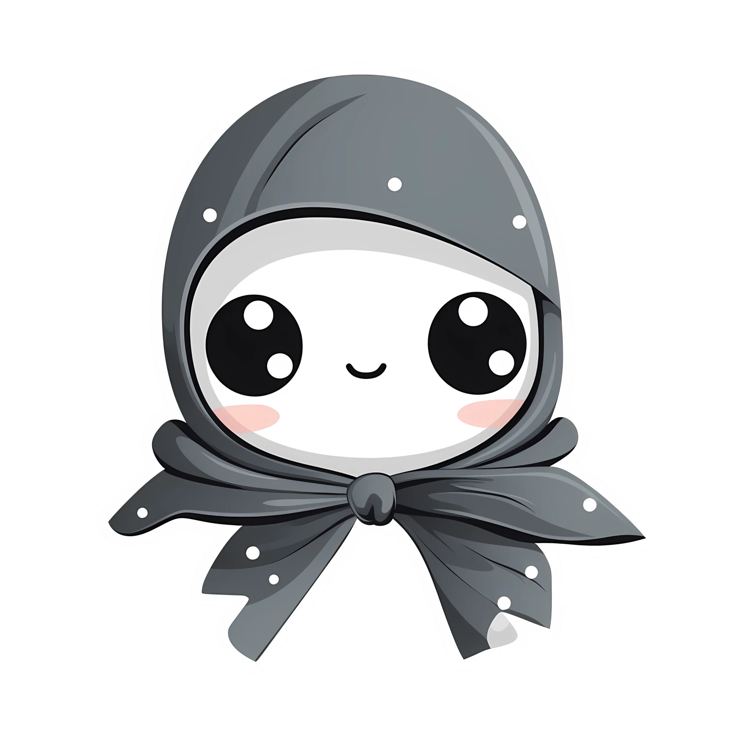 Kawaii scarves or scarf sticker isolated on transparent background #26451