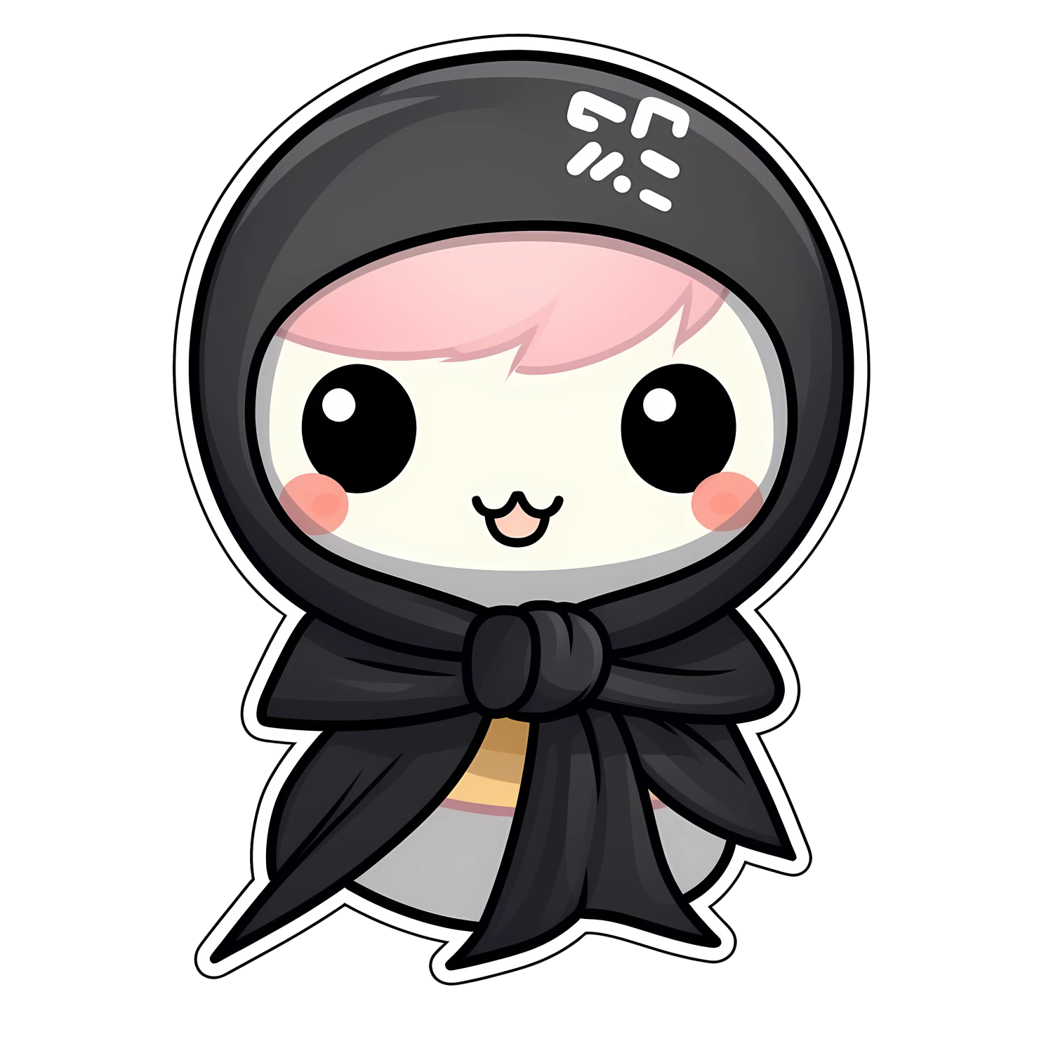 Kawaii scarves or scarf sticker isolated on transparent background #26455