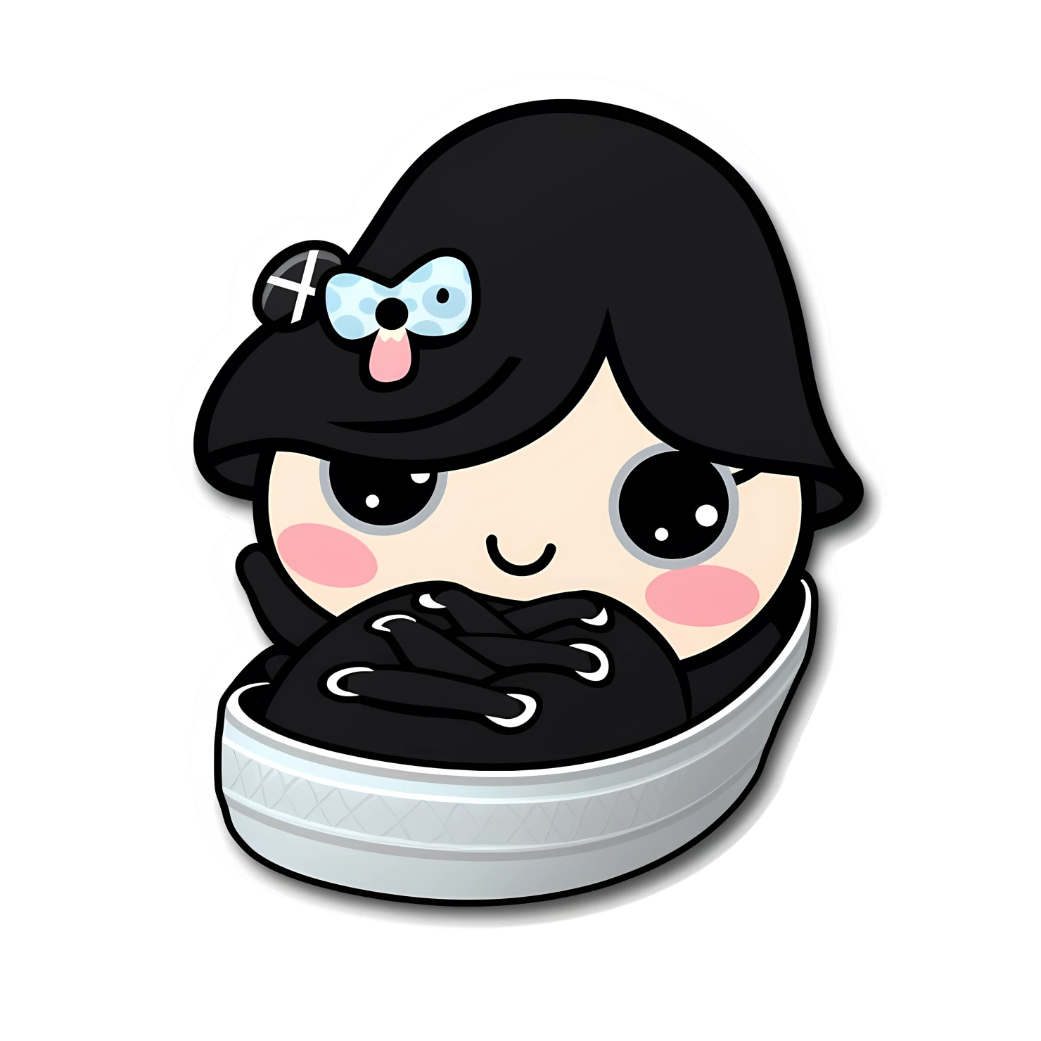 Kawaii  shoe sticker isolated on transparent background #26561