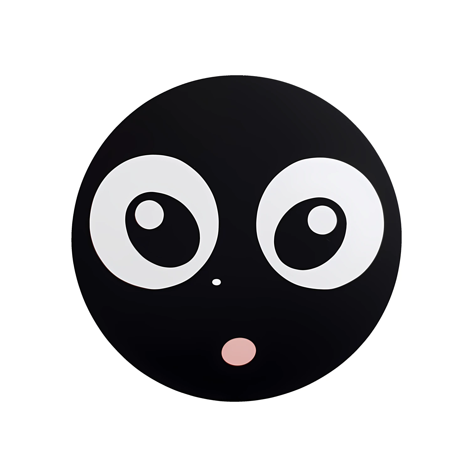 Kawaii silly face sticker isolated on transparent background #26616