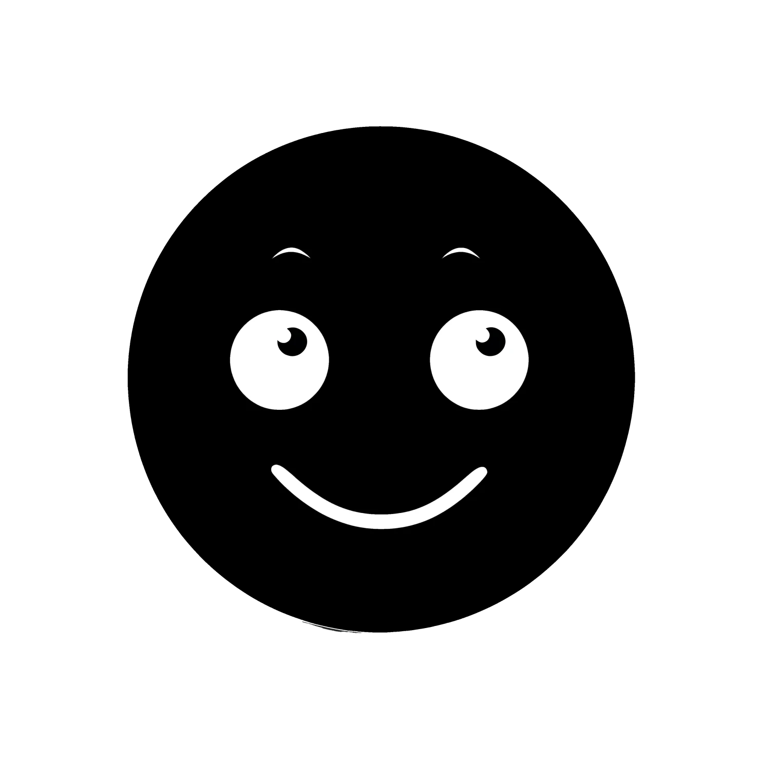 Kawaii sleepy face sticker isolated on transparent background #26682