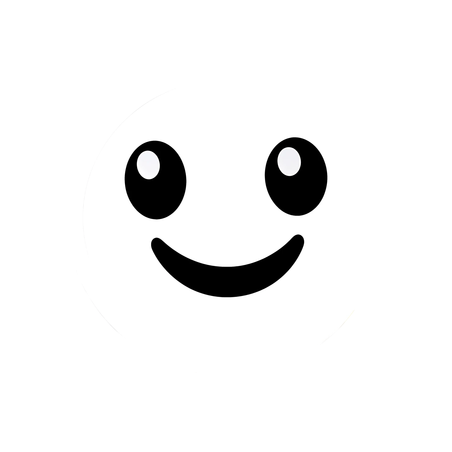 Kawaii sleepy face sticker isolated on transparent background #26686