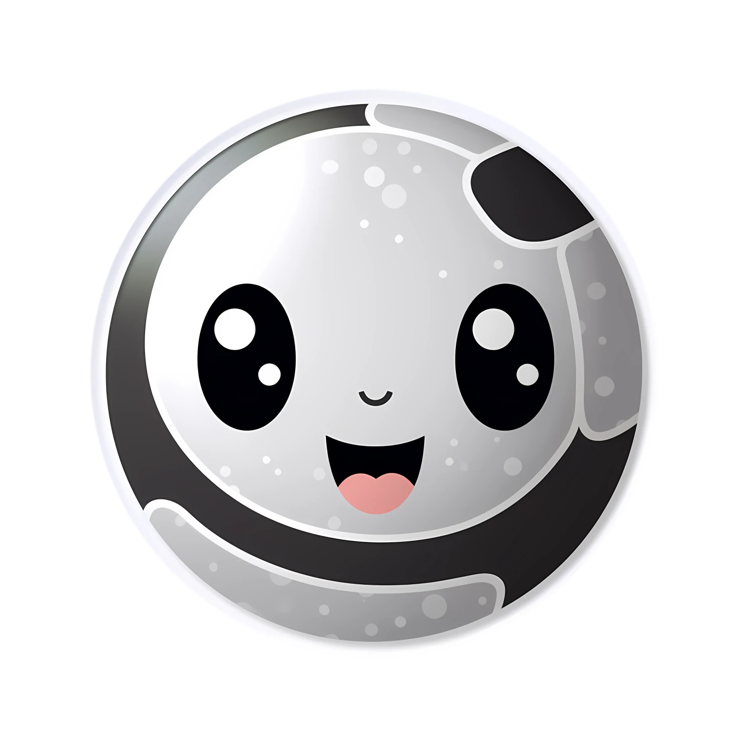 Kawaii sports ball sticker isolated on transparent background #26763