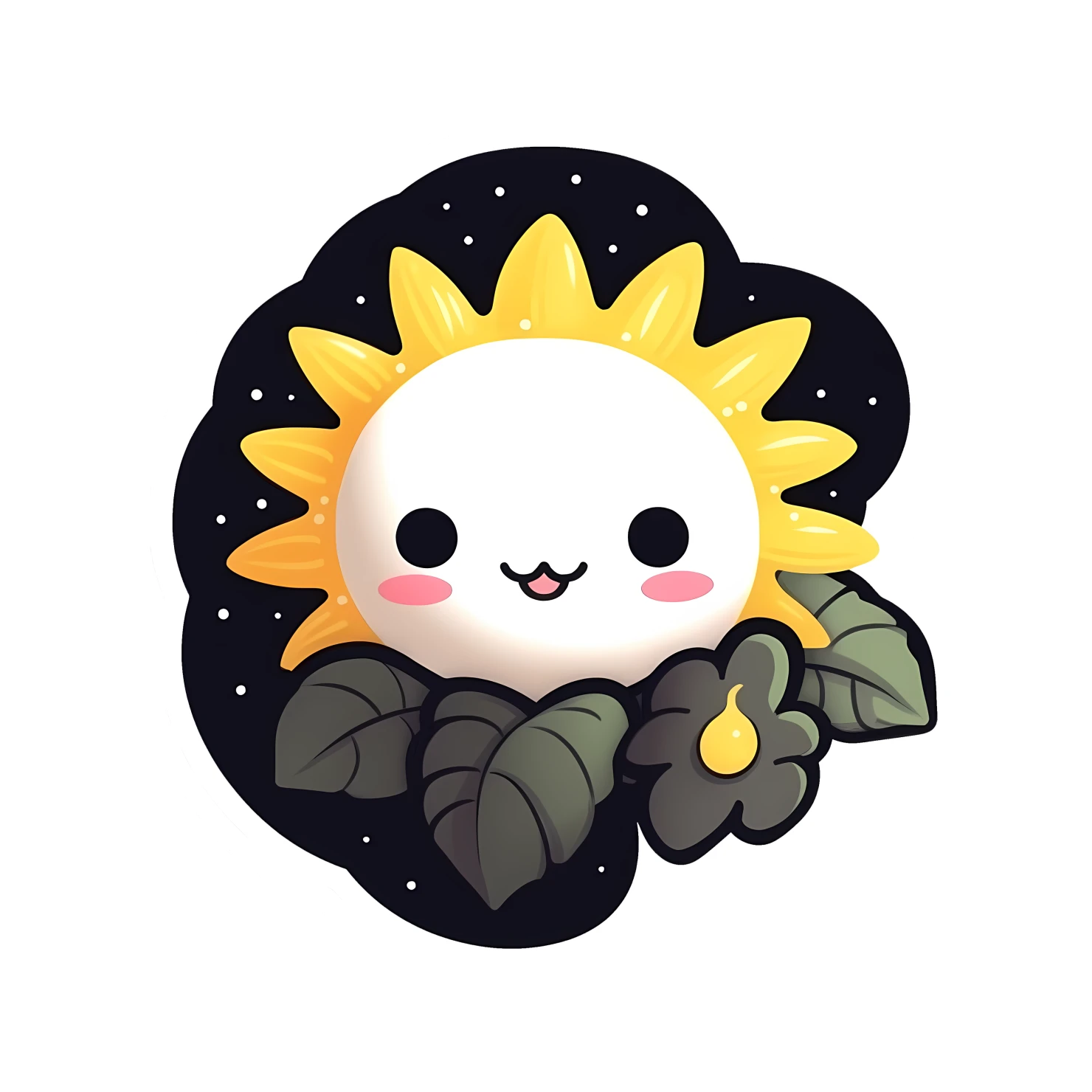 Kawaii Sunshine sticker isolated on transparent background #26938