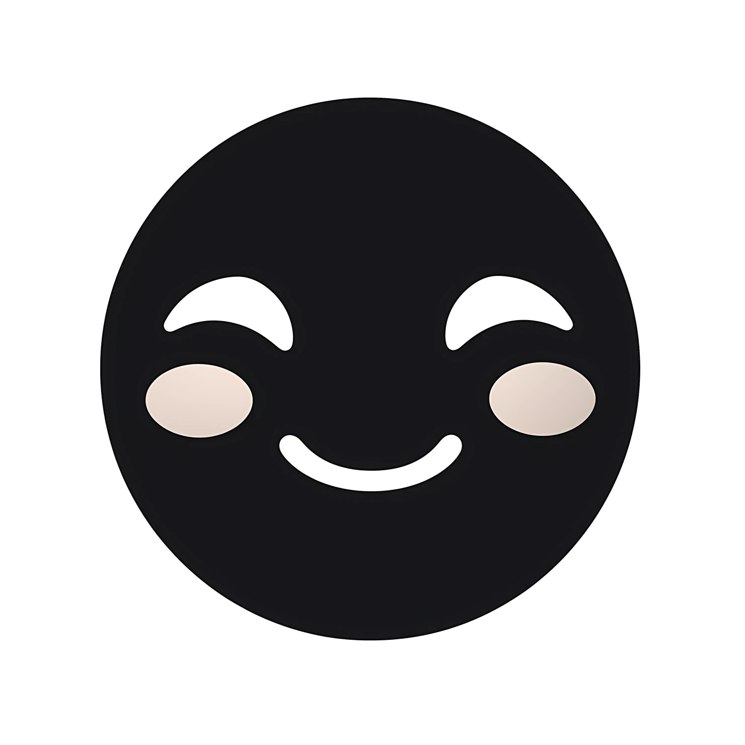 Kawaii winking face isolated on transparent background #27276