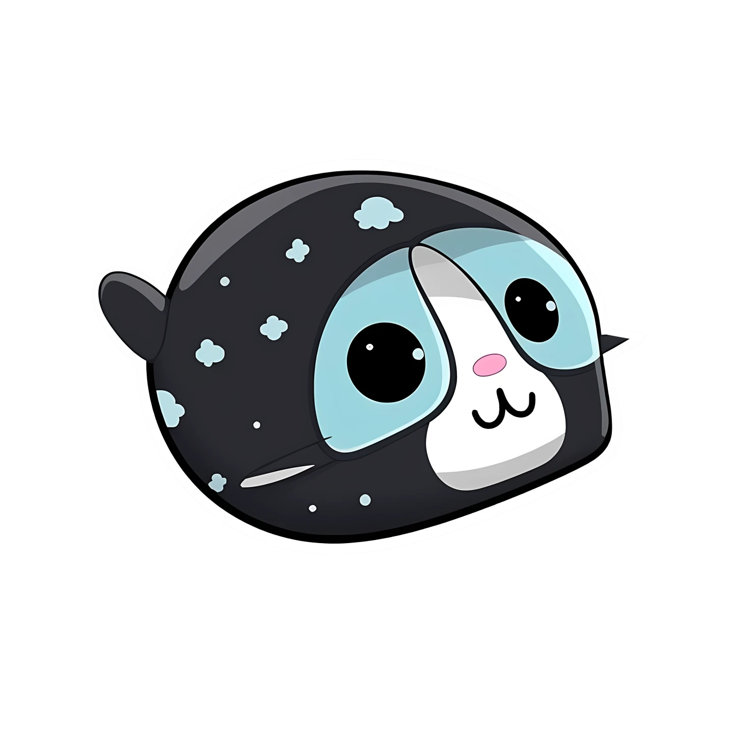 Kawaii airplane isolated on transparent background #27354