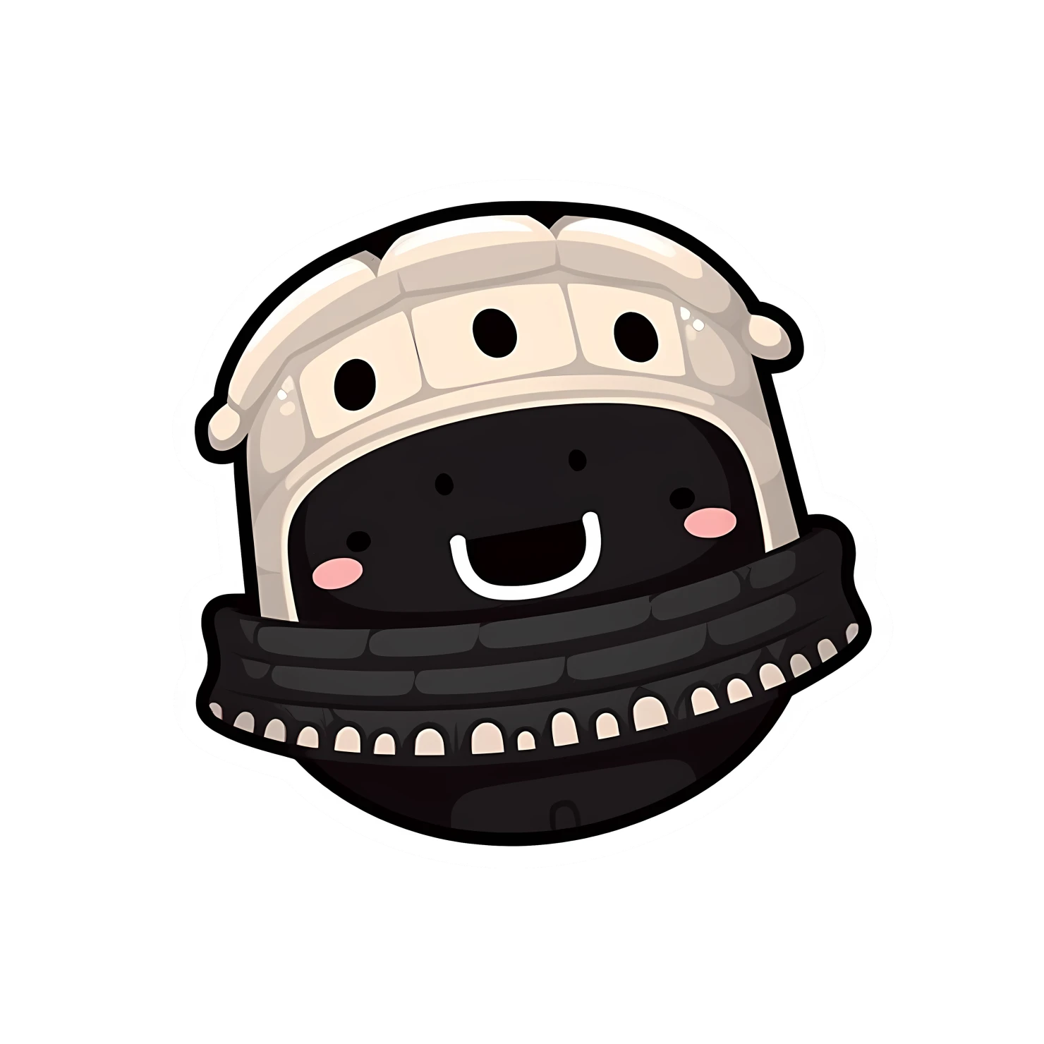 Kawaii colosseum sticker isolated on transparent background #27611