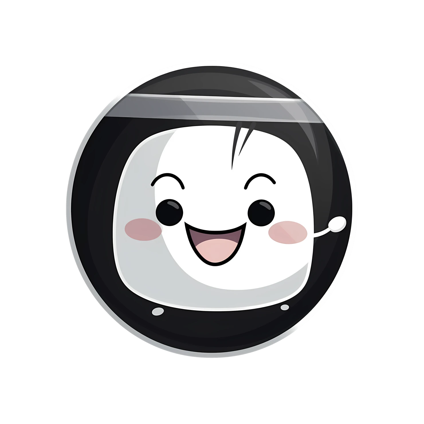 Kawaii drum sticker isolated on transparent background #27823