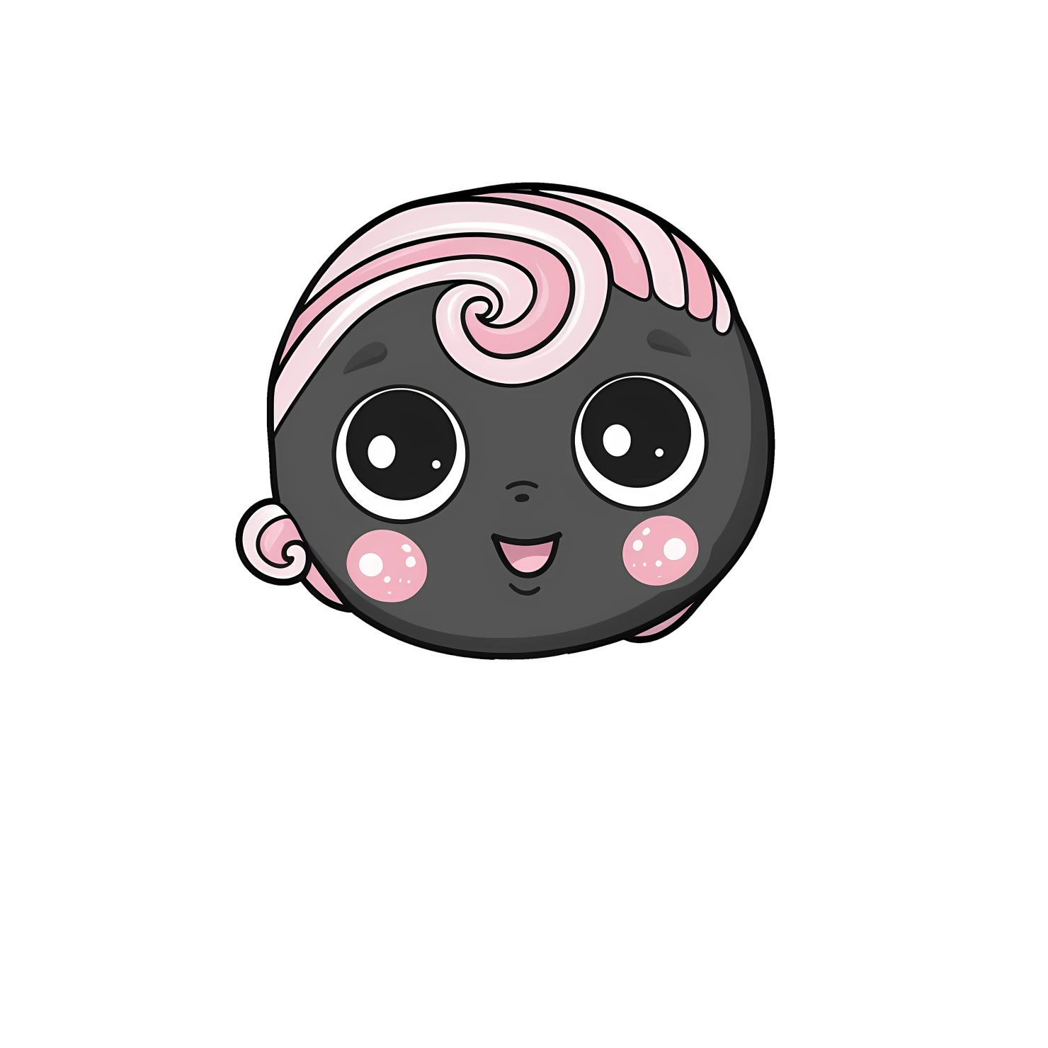Kawaii lollipop sticker isolated on transparent background #28114