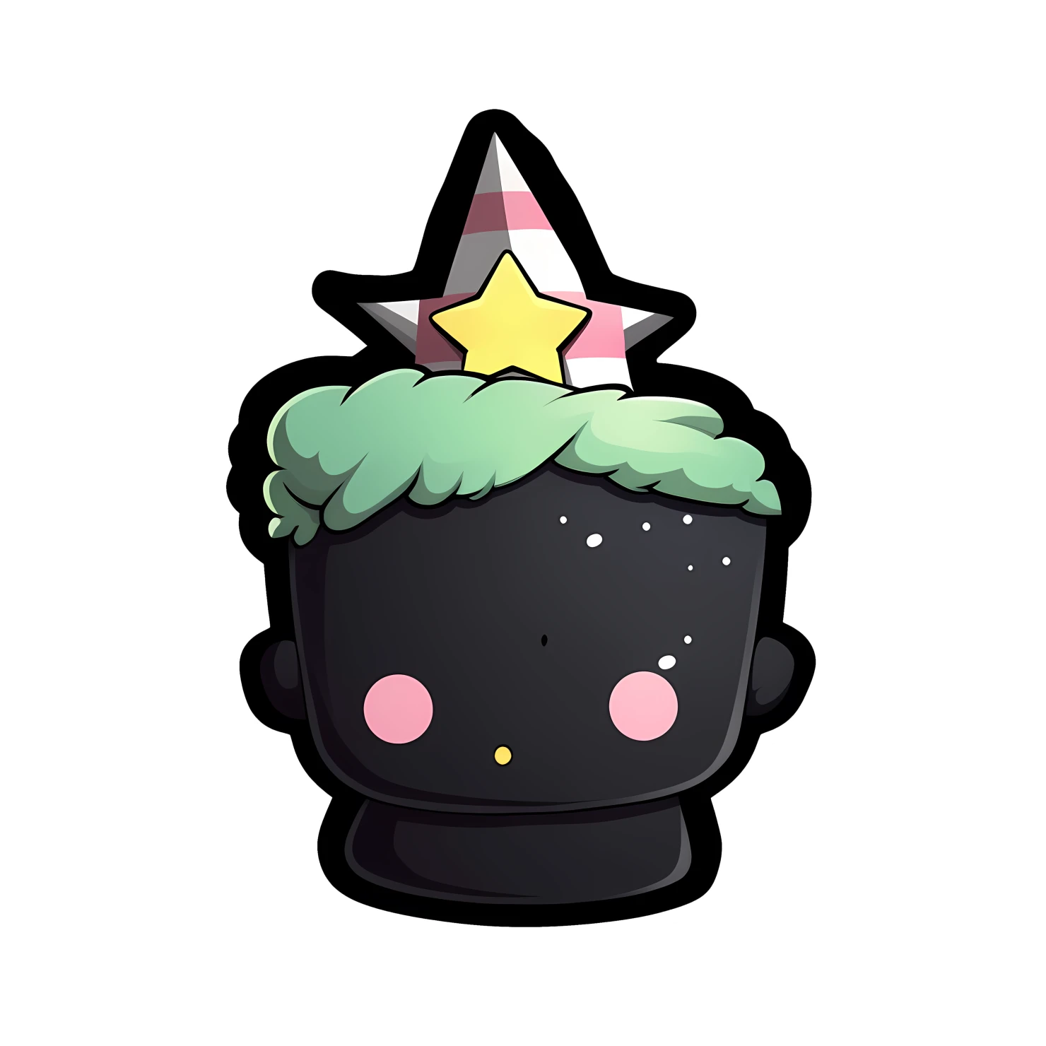 Kawaii statue of liberty sticker isolated on transparent background #28458