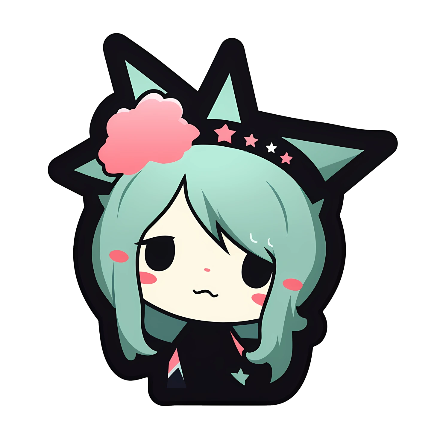 Kawaii statue of liberty sticker isolated on transparent background #28466