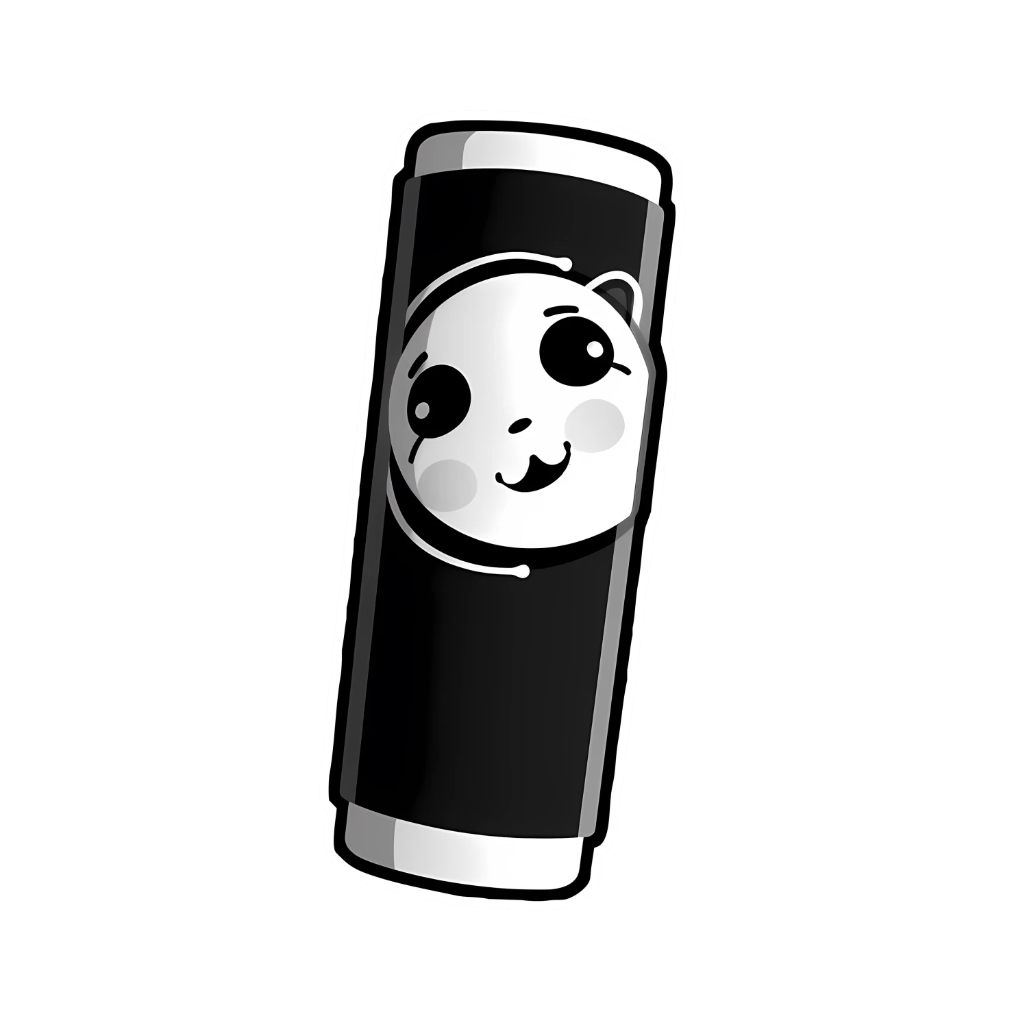 Kawaii marker sticker isolated on transparent background #28731