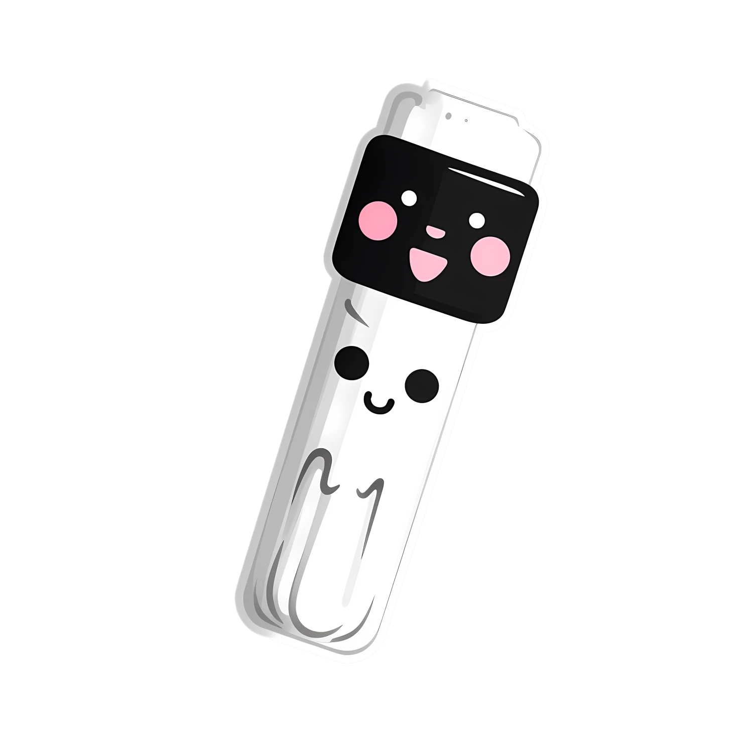 Kawaii marker sticker isolated on transparent background #28743