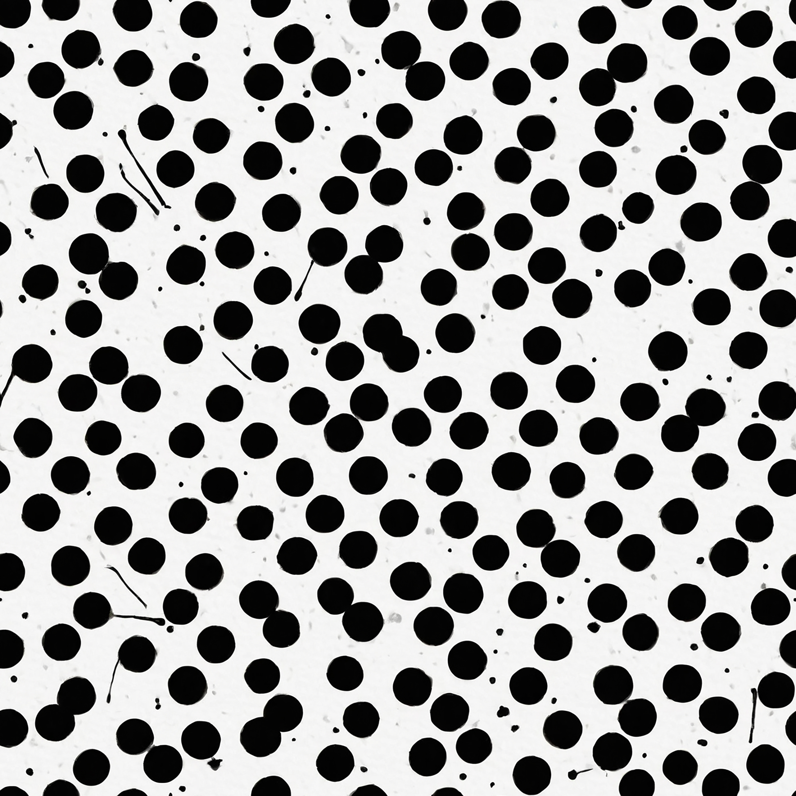 Black dots seamless pattern on a light color background #29206