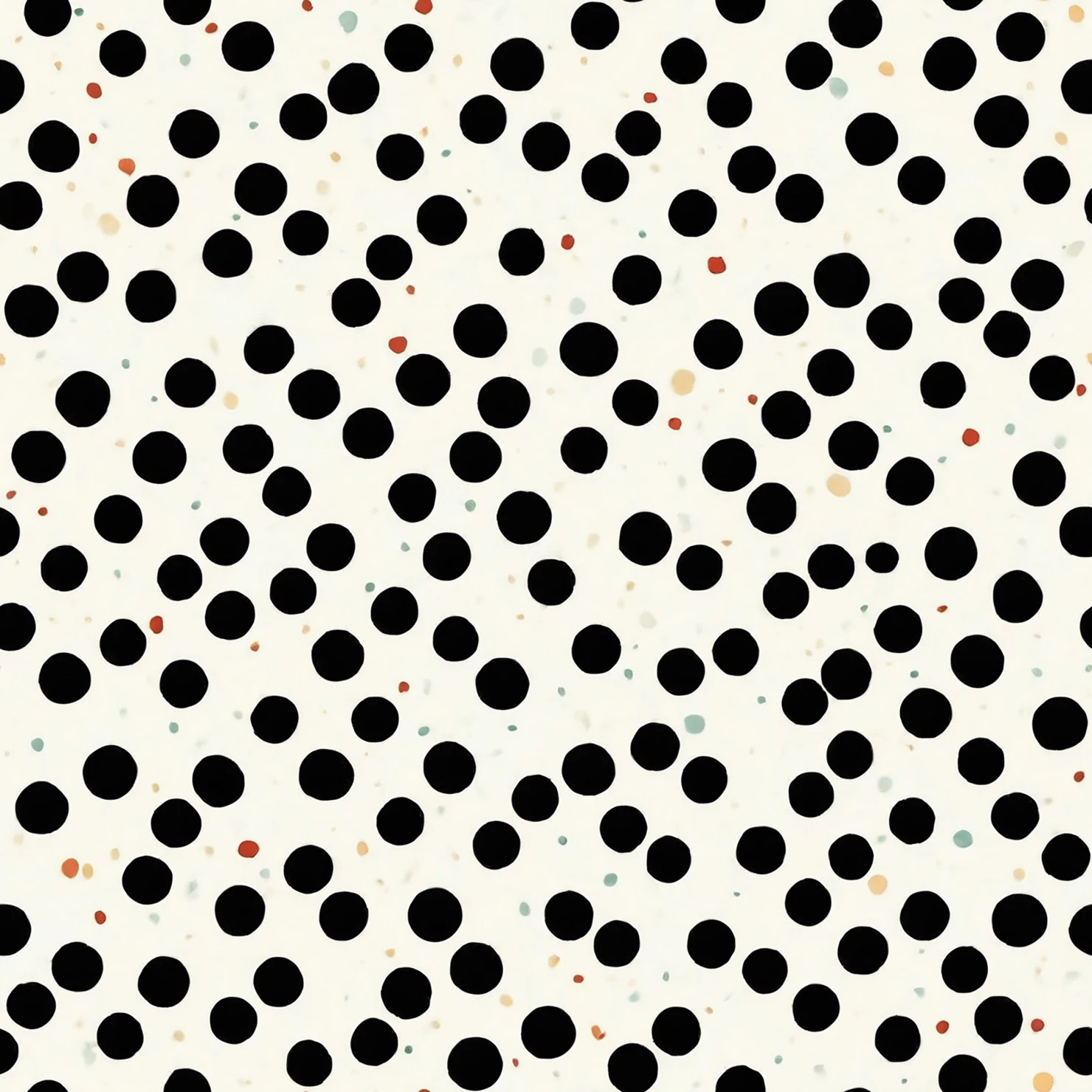Black dots seamless pattern on a light color background #28820