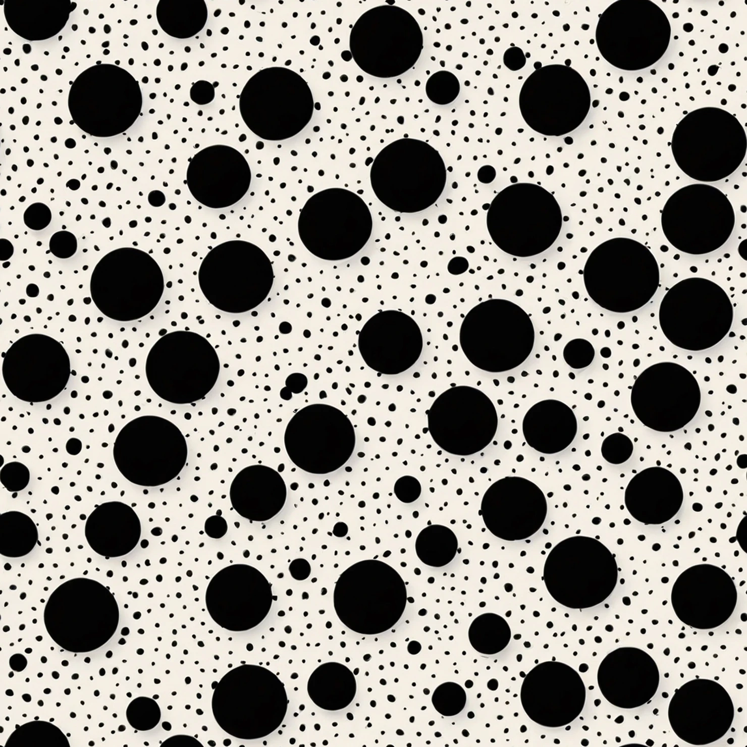 Black dots seamless pattern on a light color background #28826