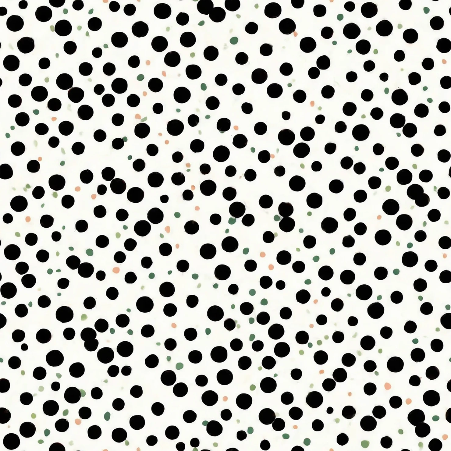 Black dots seamless pattern on a light color background #28828
