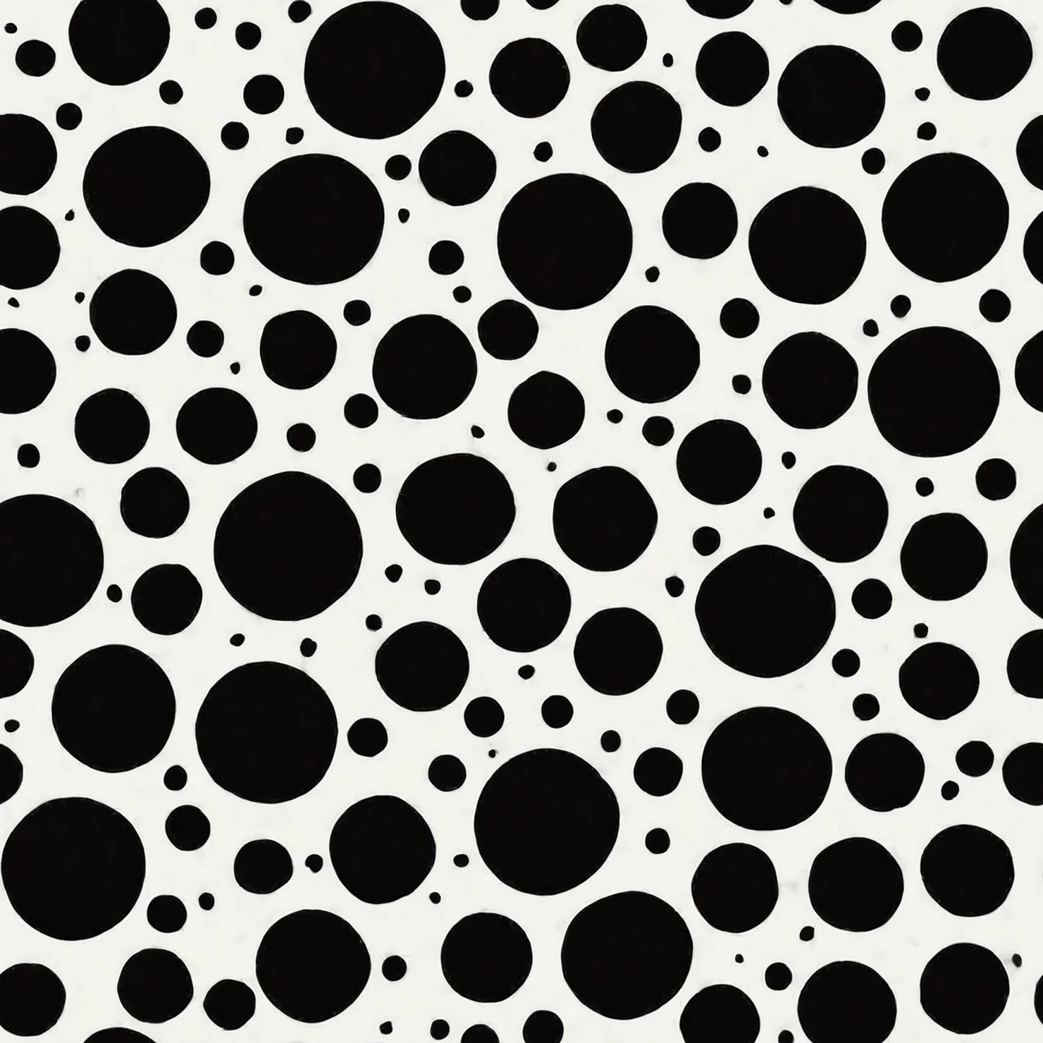 Black dots seamless pattern on a light color background #28830