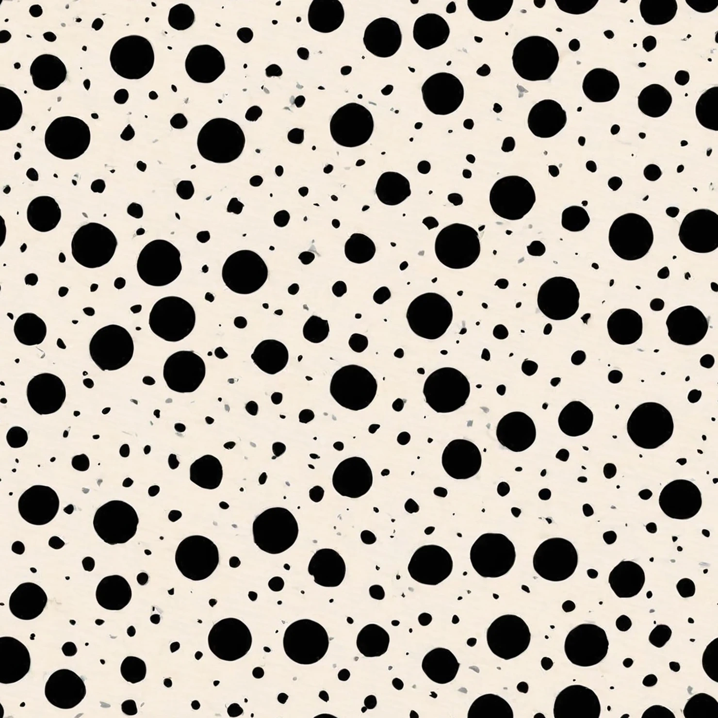 Black dots seamless pattern on a light color background #28834