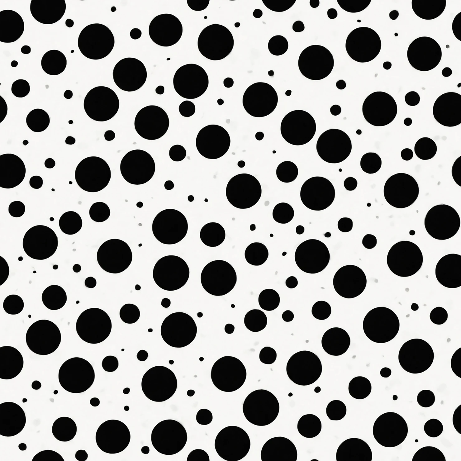 Black dots seamless pattern on a light color background #28836