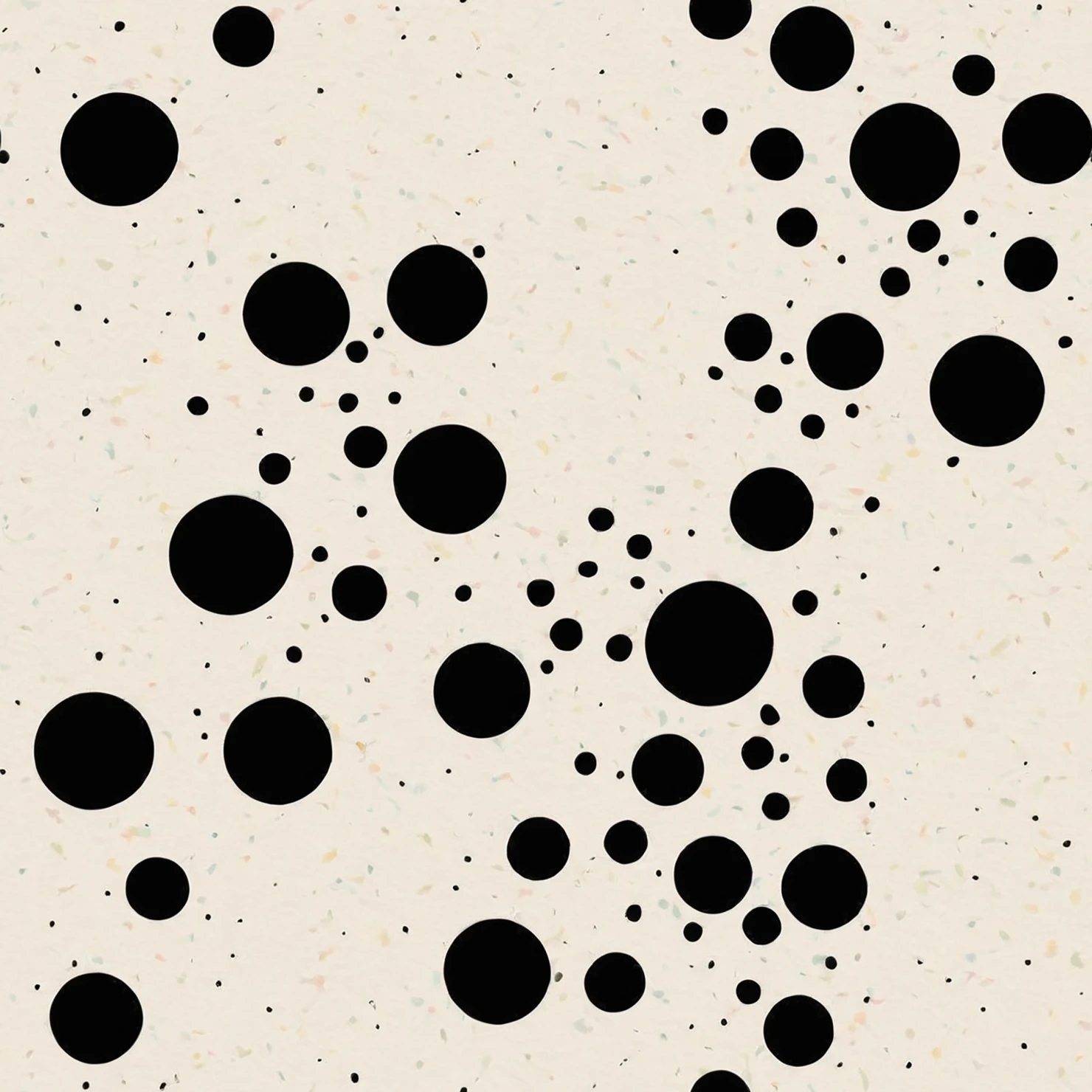 Black dots seamless pattern on a light color background #28837