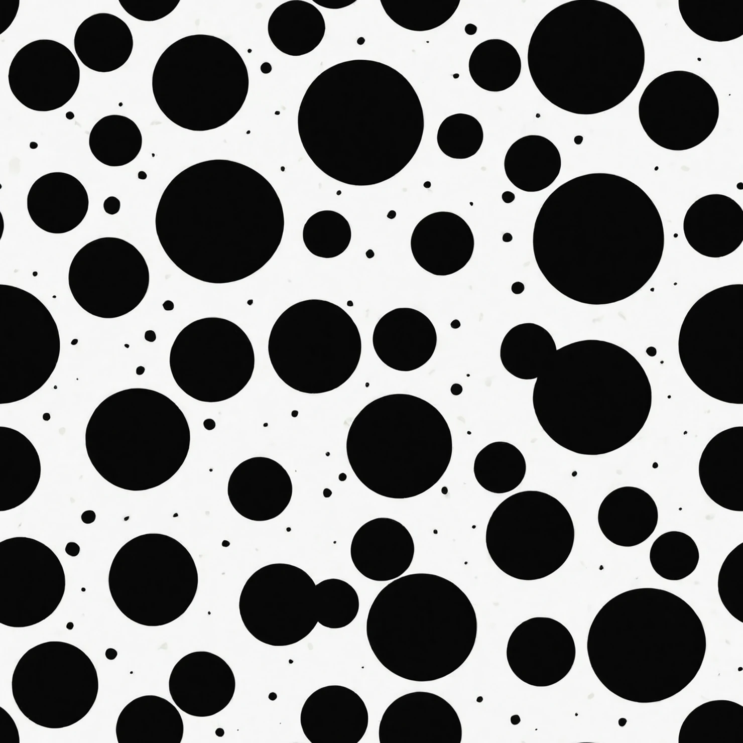 Black dots seamless pattern on a light color background #28841