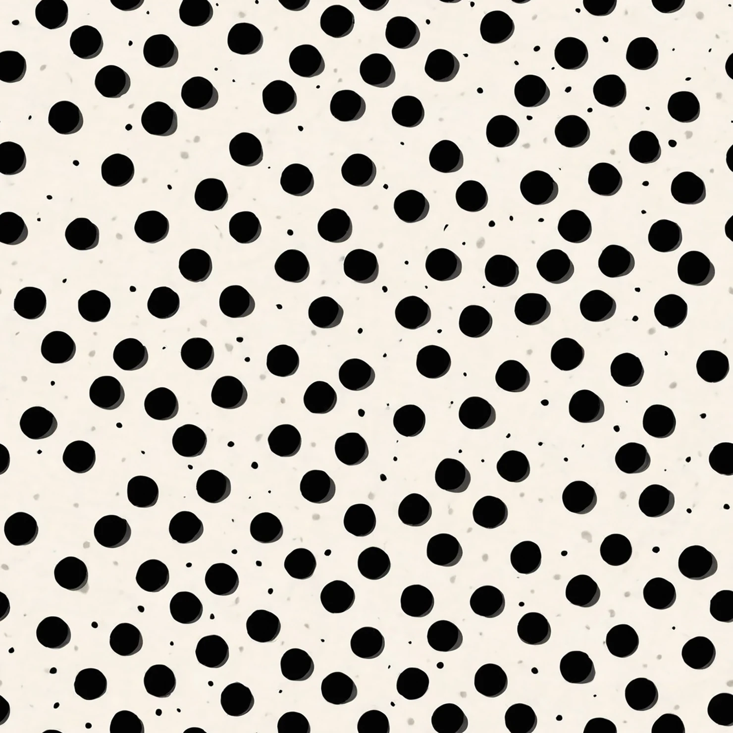 Black dots seamless pattern on a light color background #28844