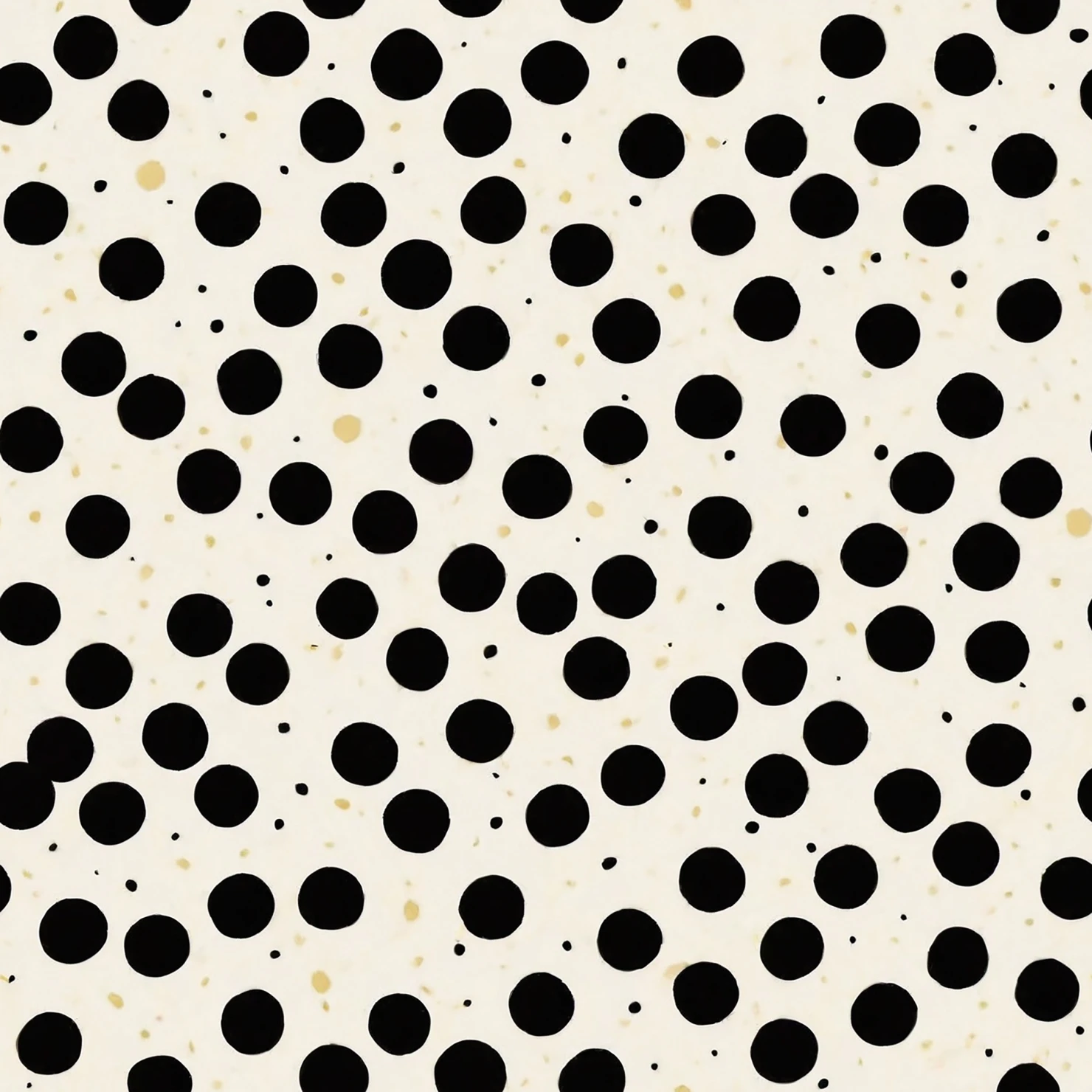 Black dots seamless pattern on a light color background #28845