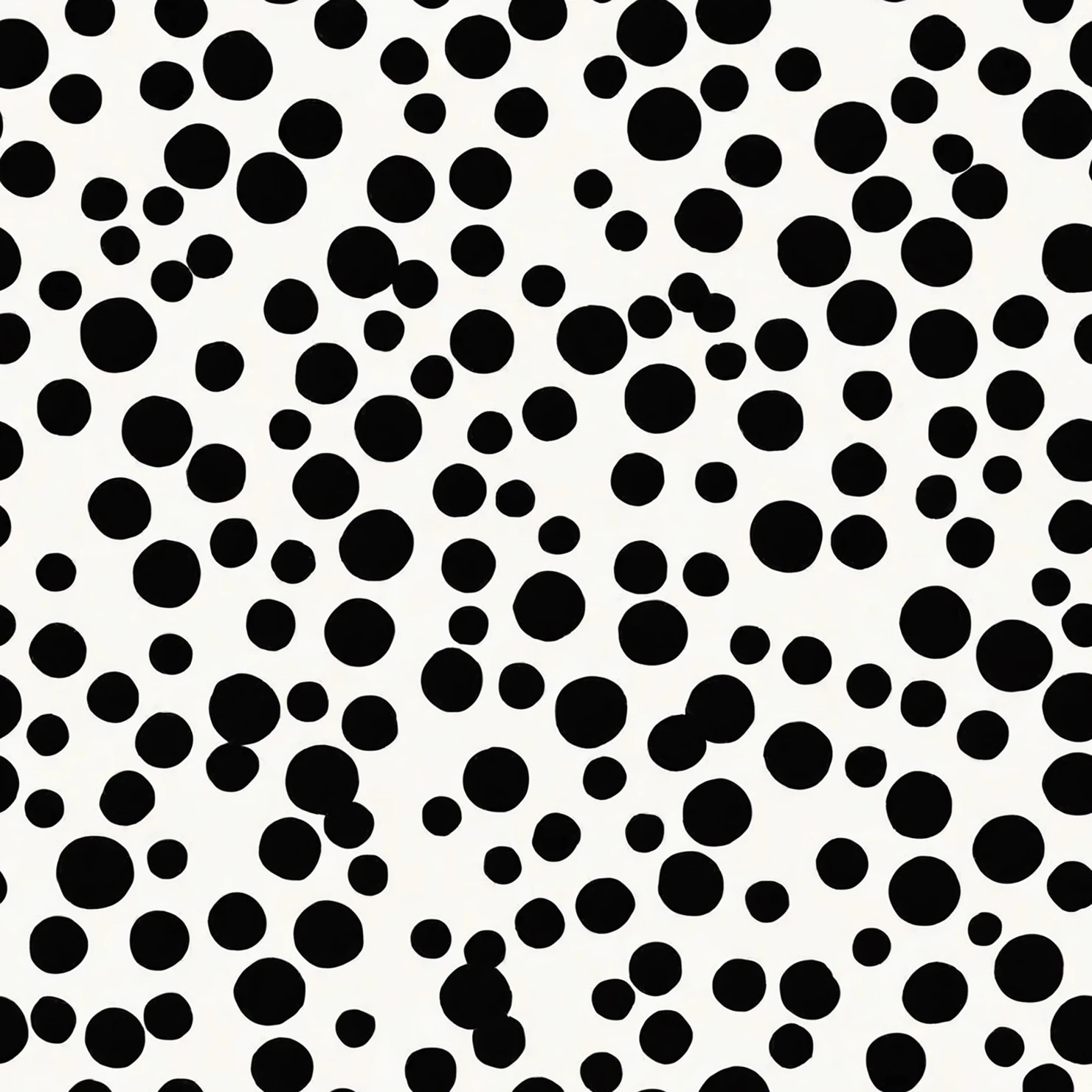 Black dots seamless pattern on a light color background #28847