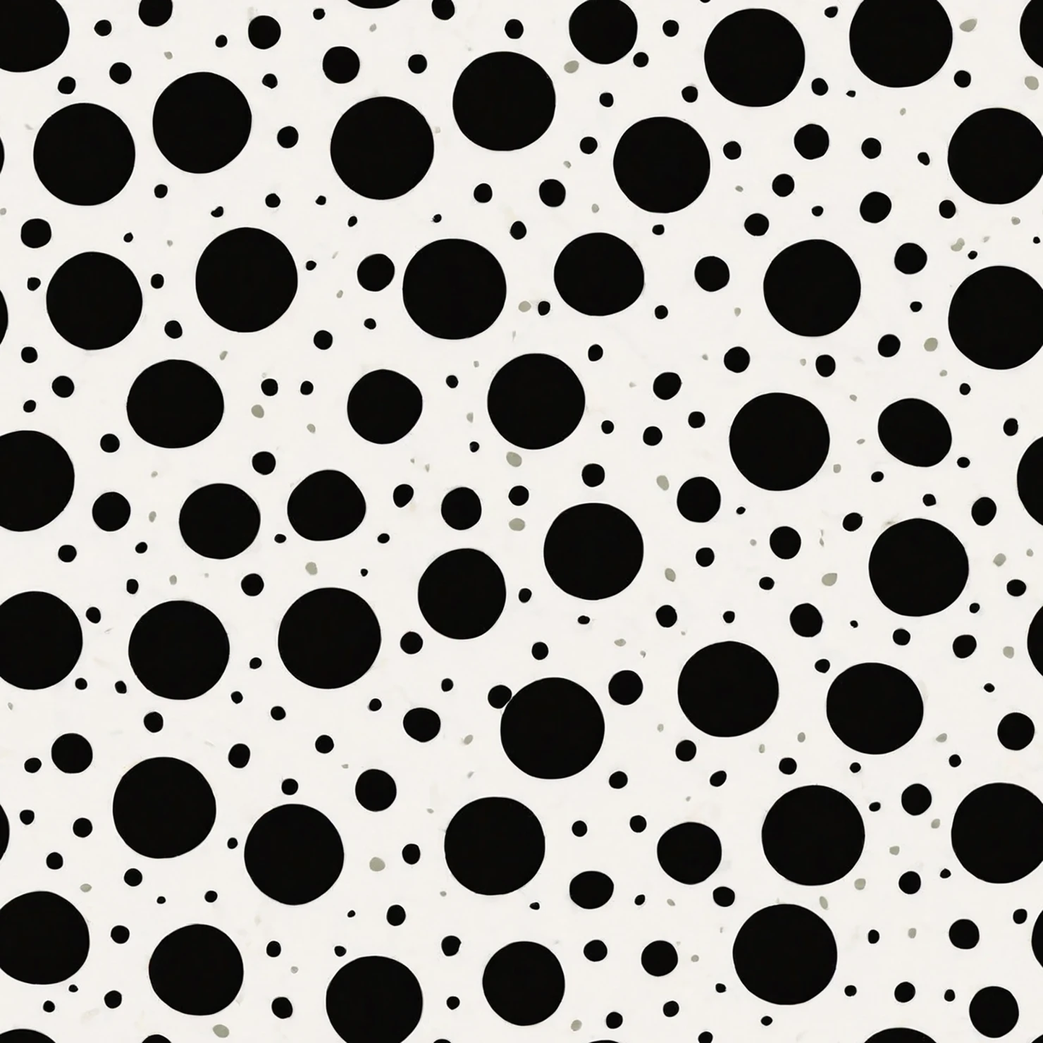 Black dots seamless pattern on a light color background #28849