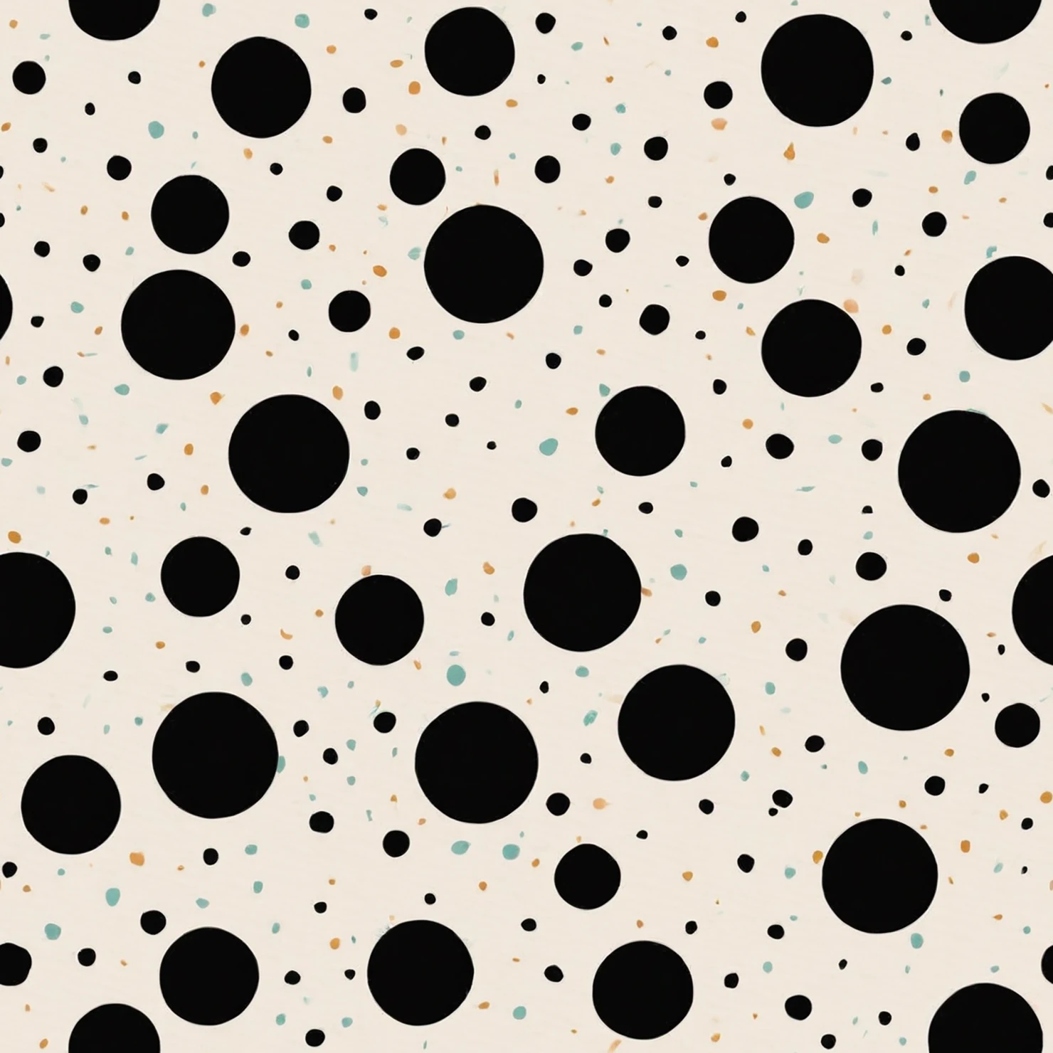 Black dots seamless pattern on a light color background #28861