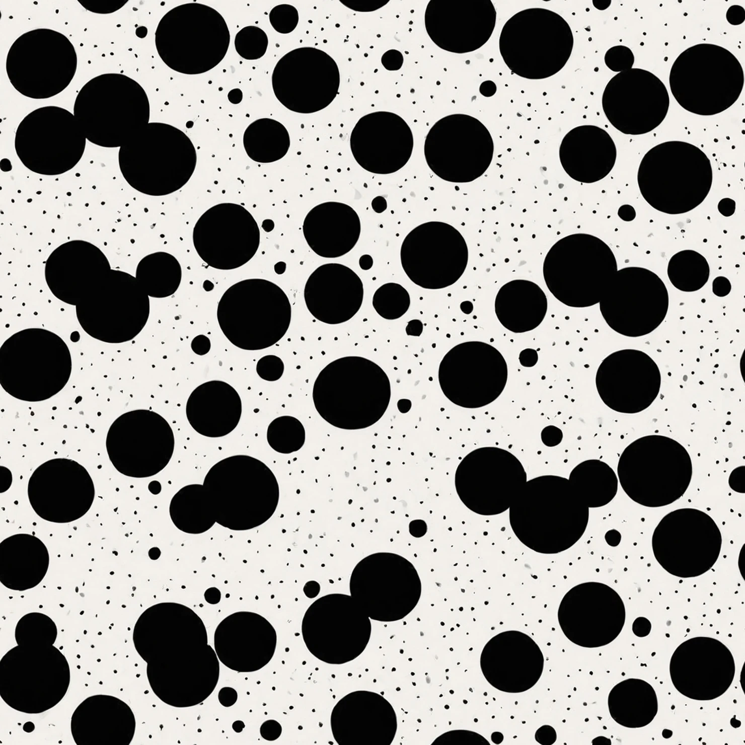 Black dots seamless pattern on a light color background #28864